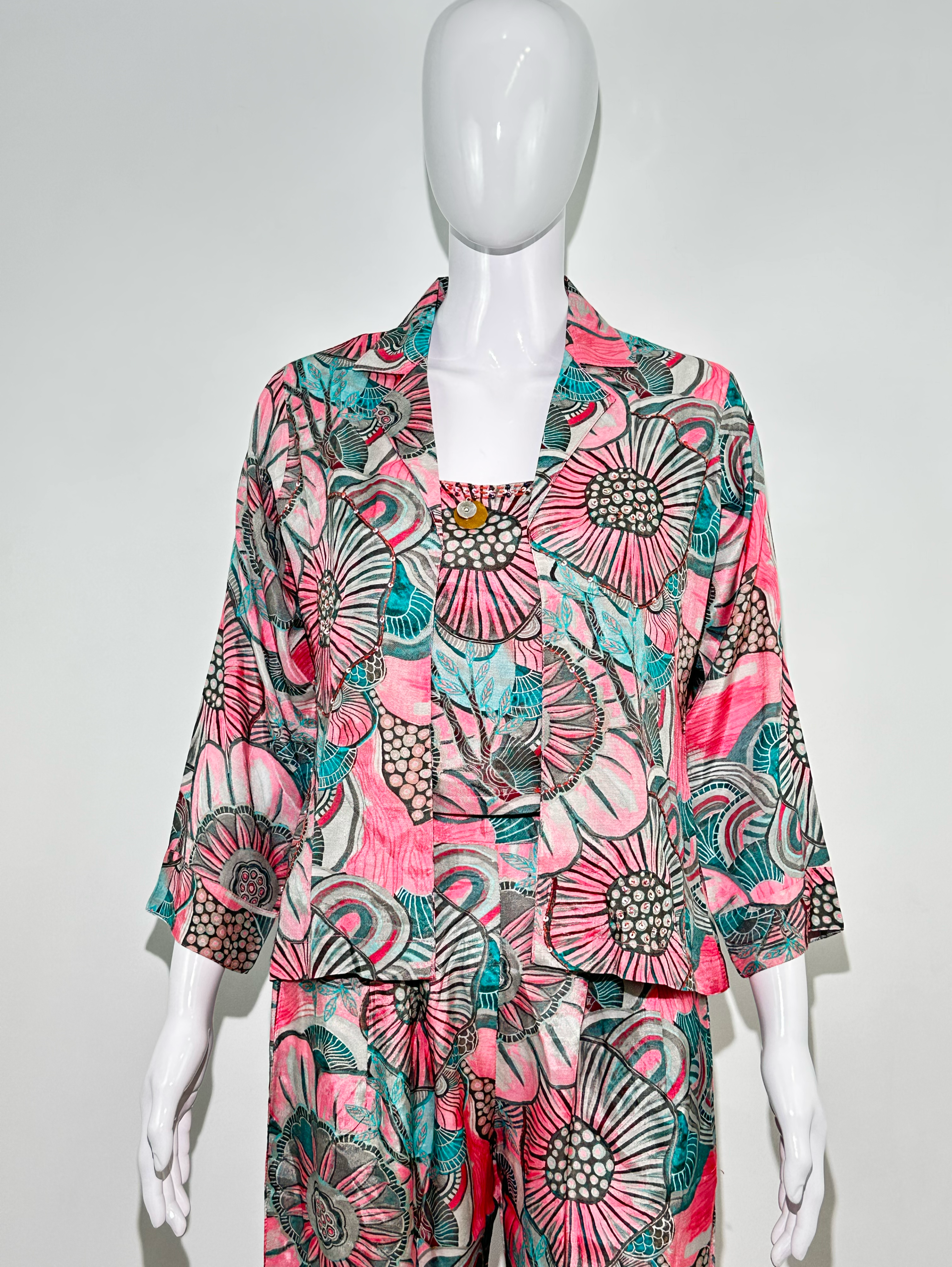 Image of Muslin Embroidery Sequence Coords - 3 Piece