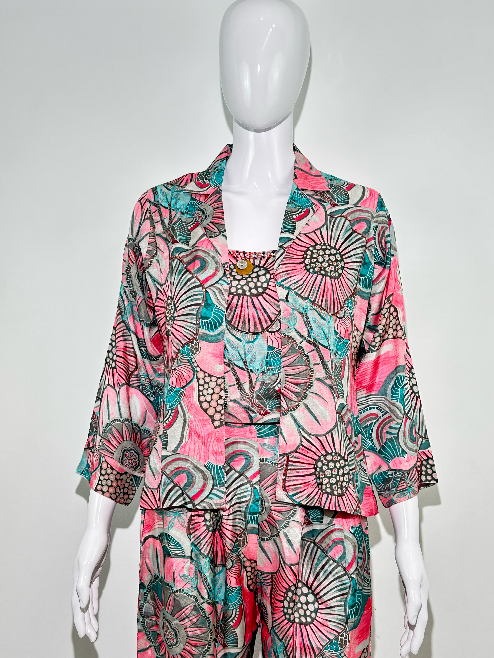 Muslin Embroidery Sequence Coords - 3 Piece