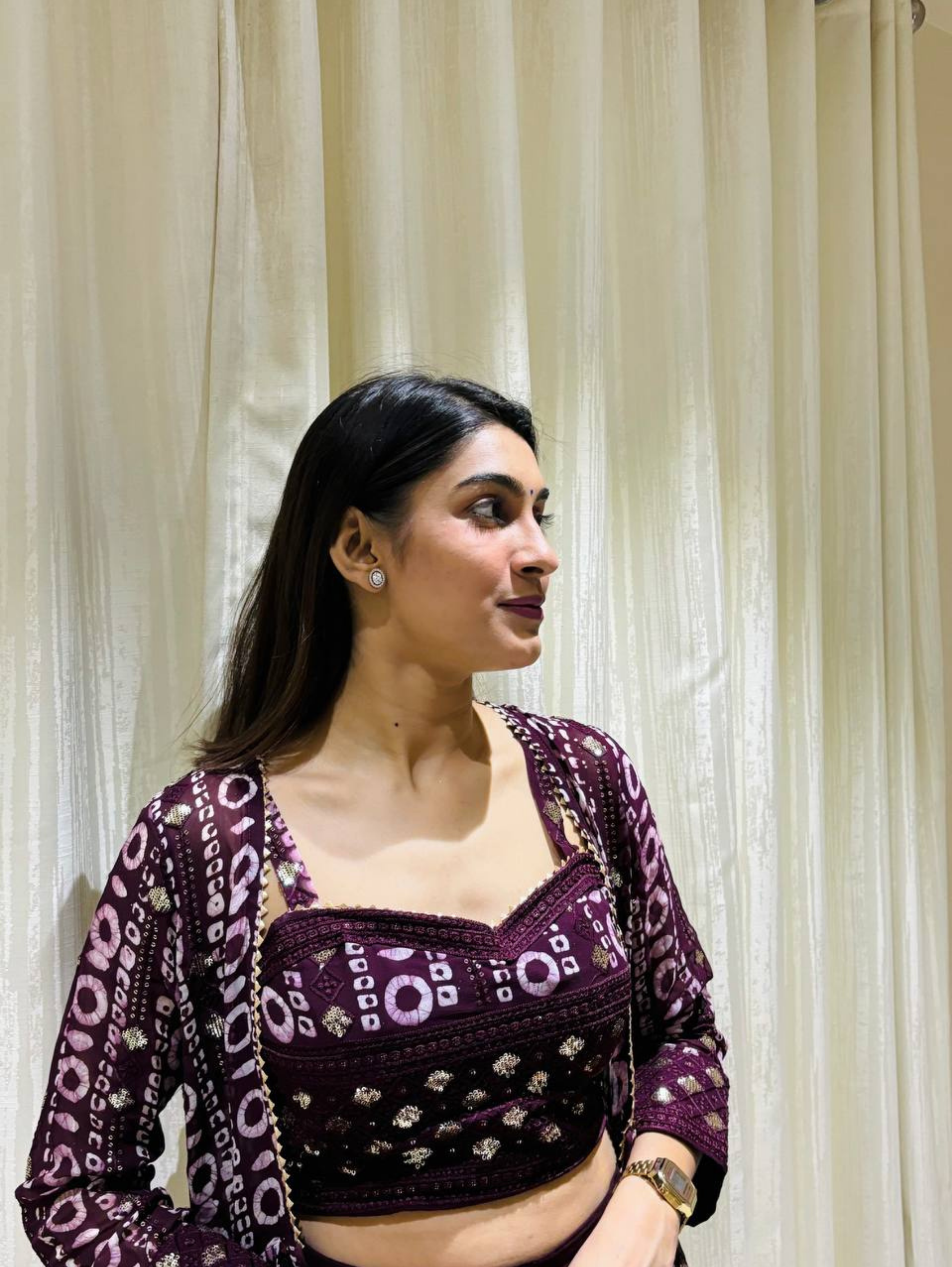 Image of Designer Georgette Traditional 3 Piece