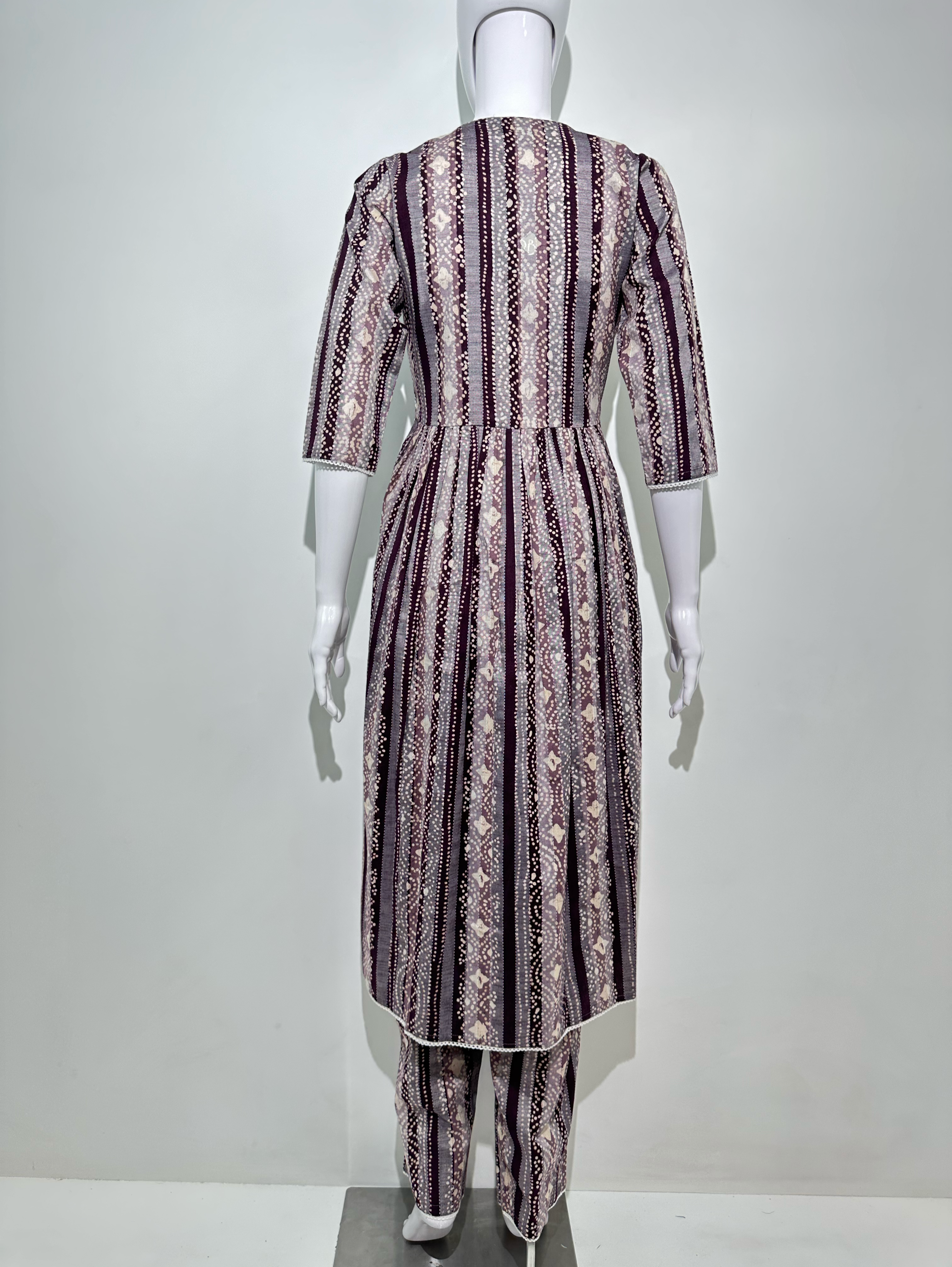 Image of Alia Cut Coord Set with Neck work