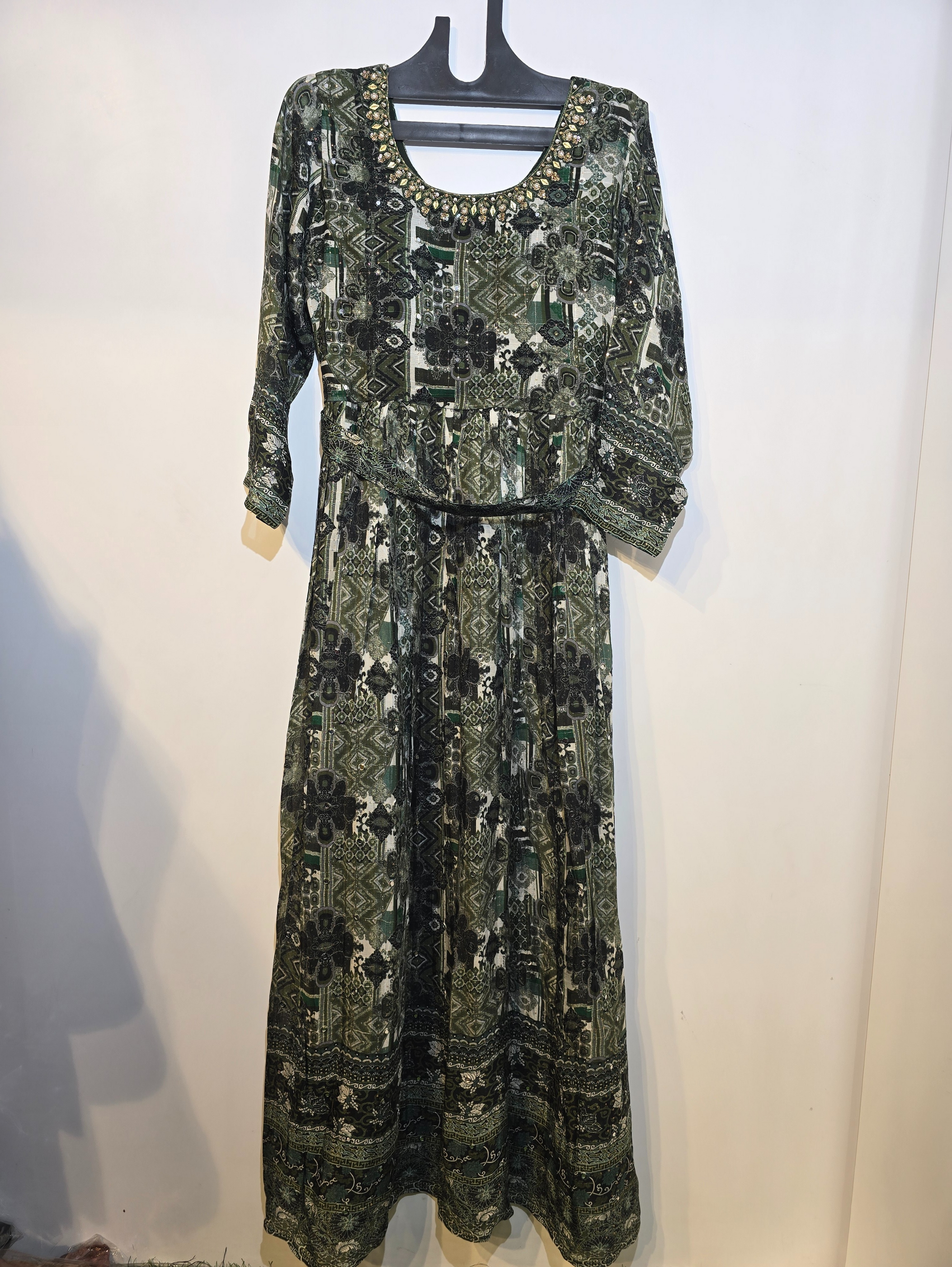 Designer crepe Gown