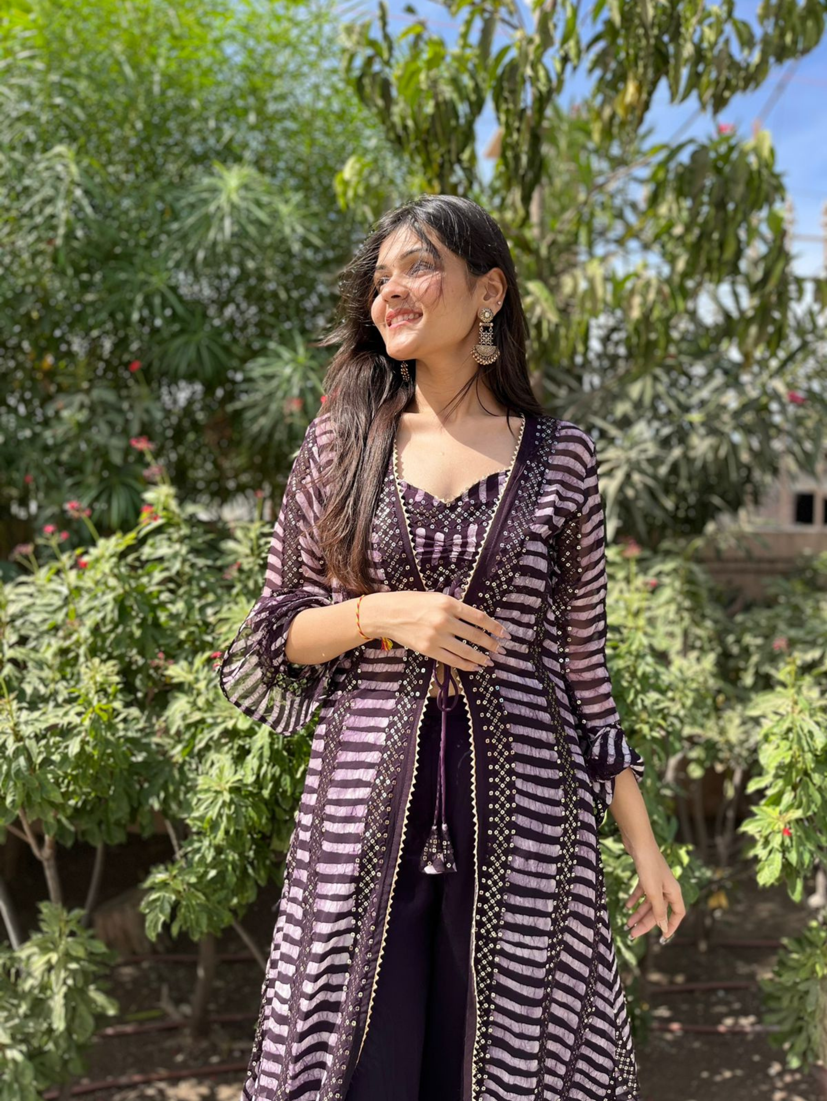 Image of Georgette Traditional 3 Piece