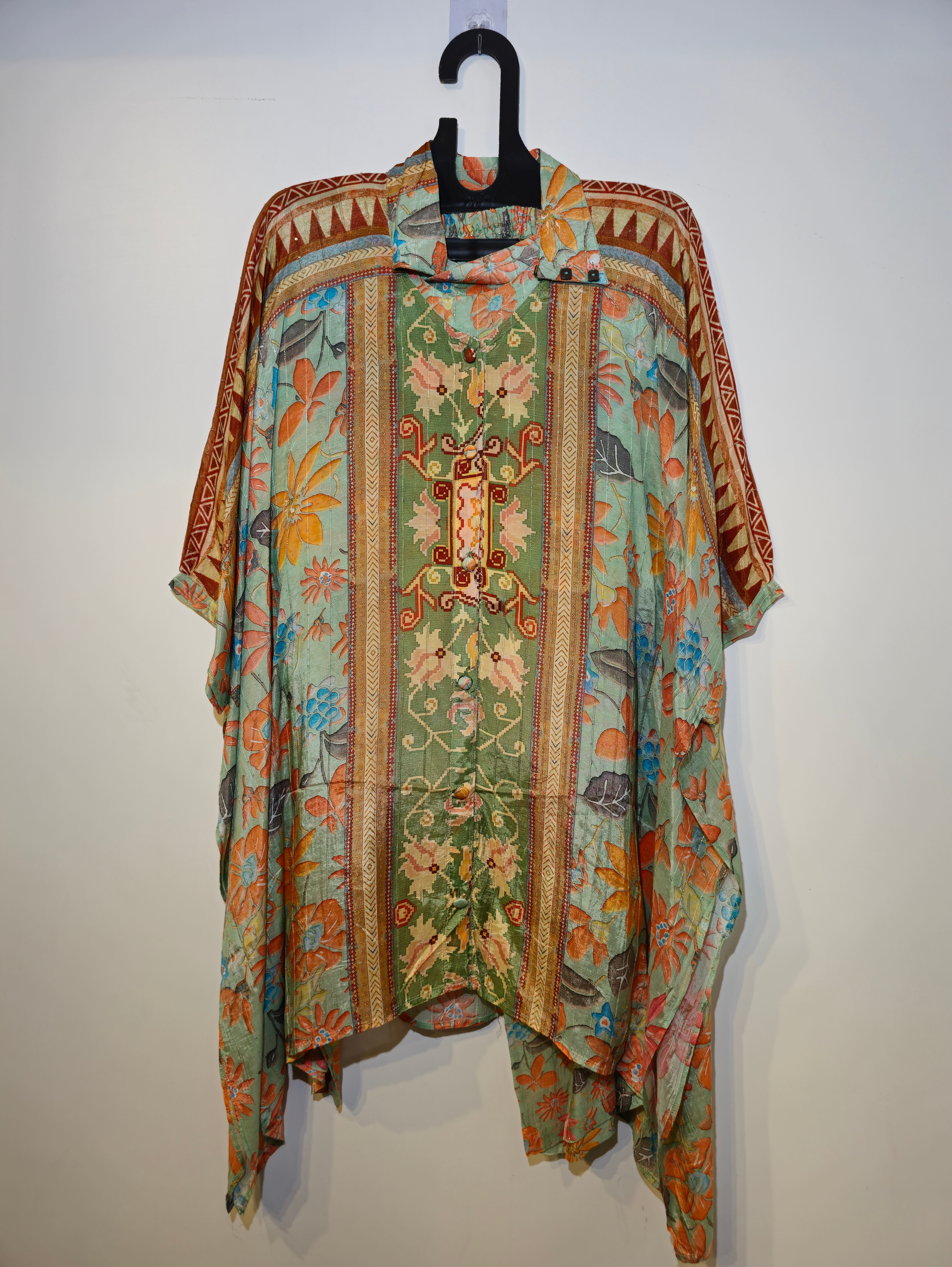 Image of Designer Kaftan Muslin Coord Set