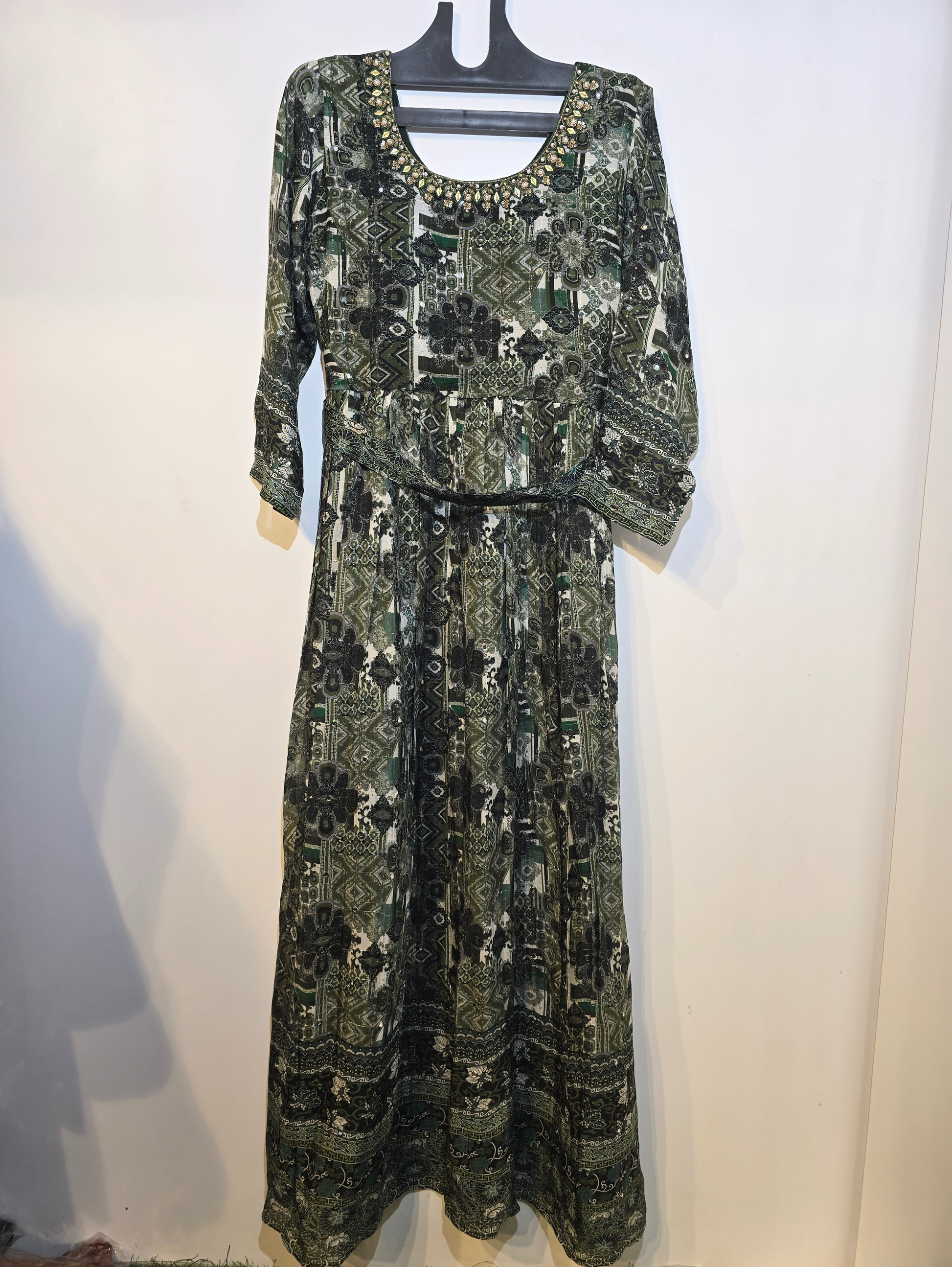 Designer crepe Gown