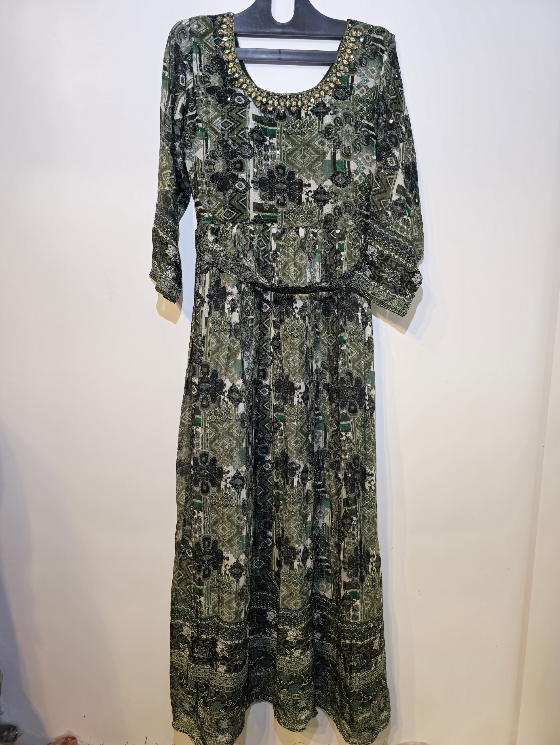 Designer crepe Gown