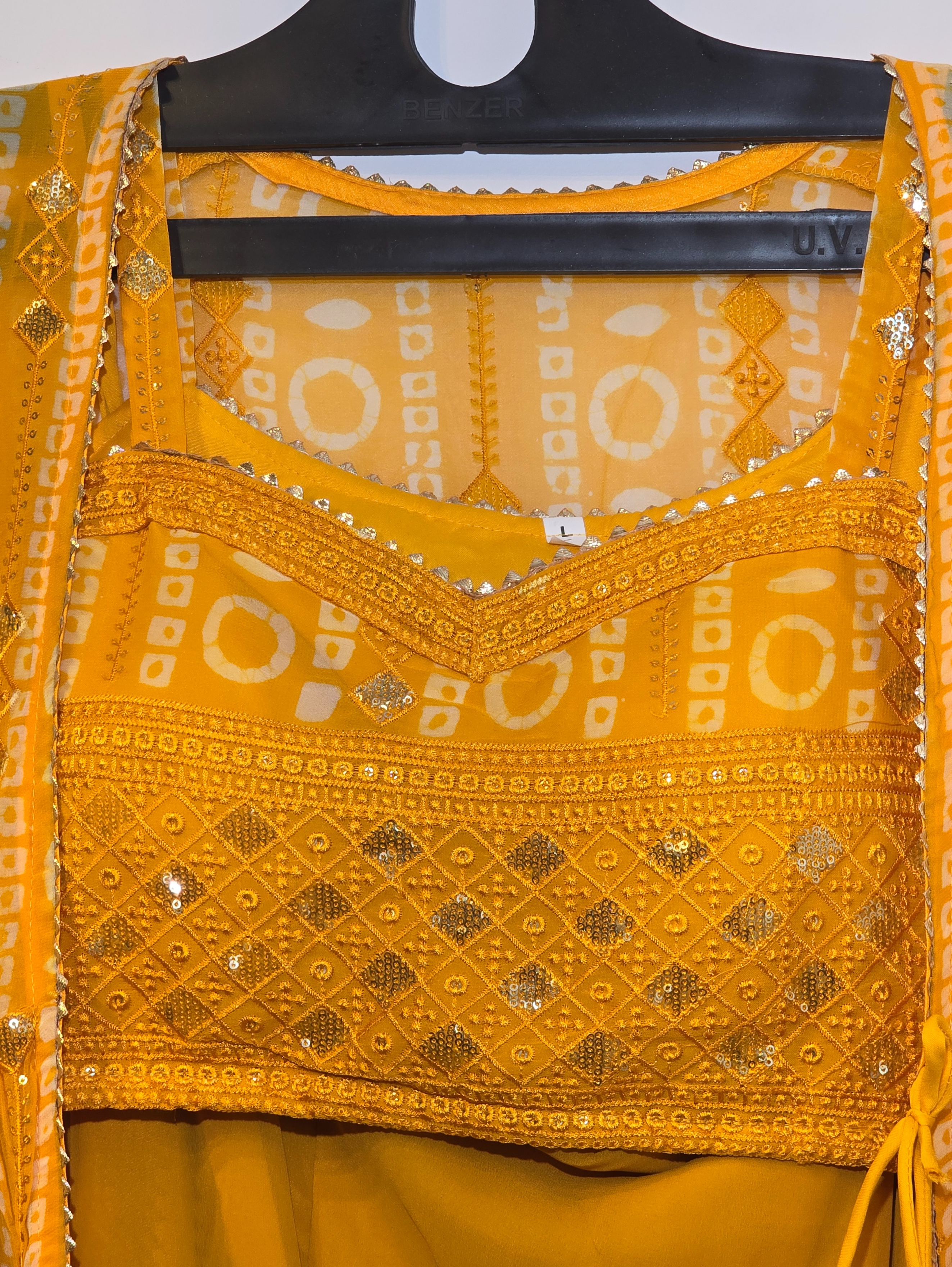 Image of Designer Georgette Traditional 3 Piece