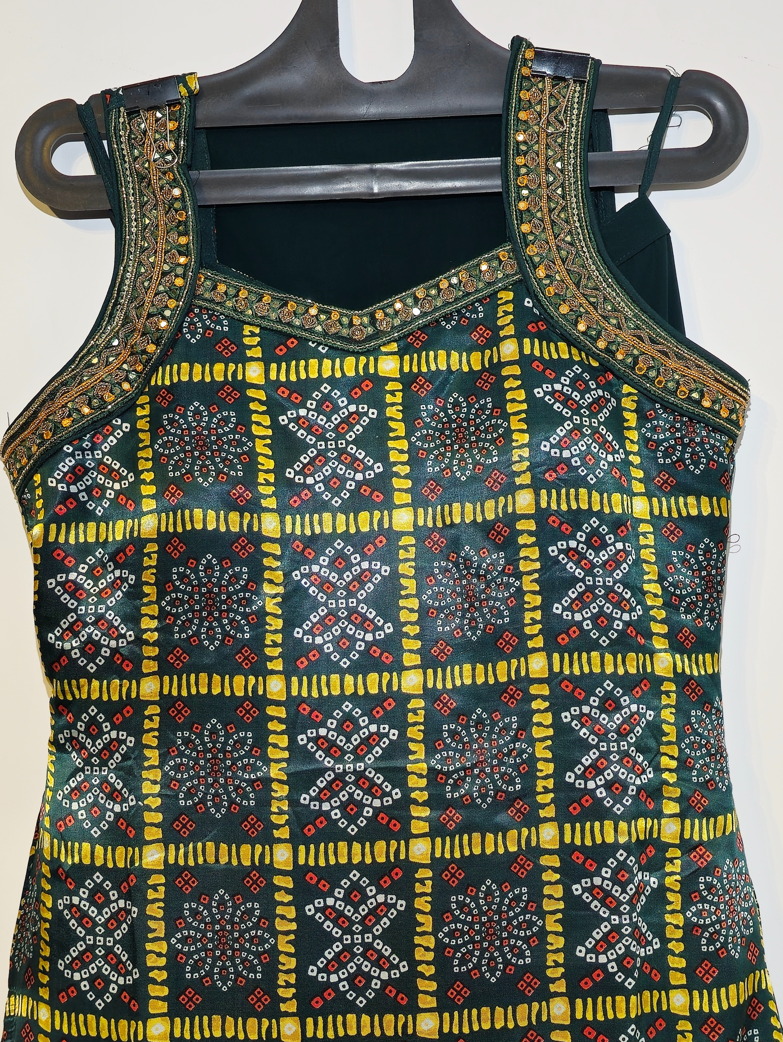 Image of Designer Bandhni Traditional 3 Piece