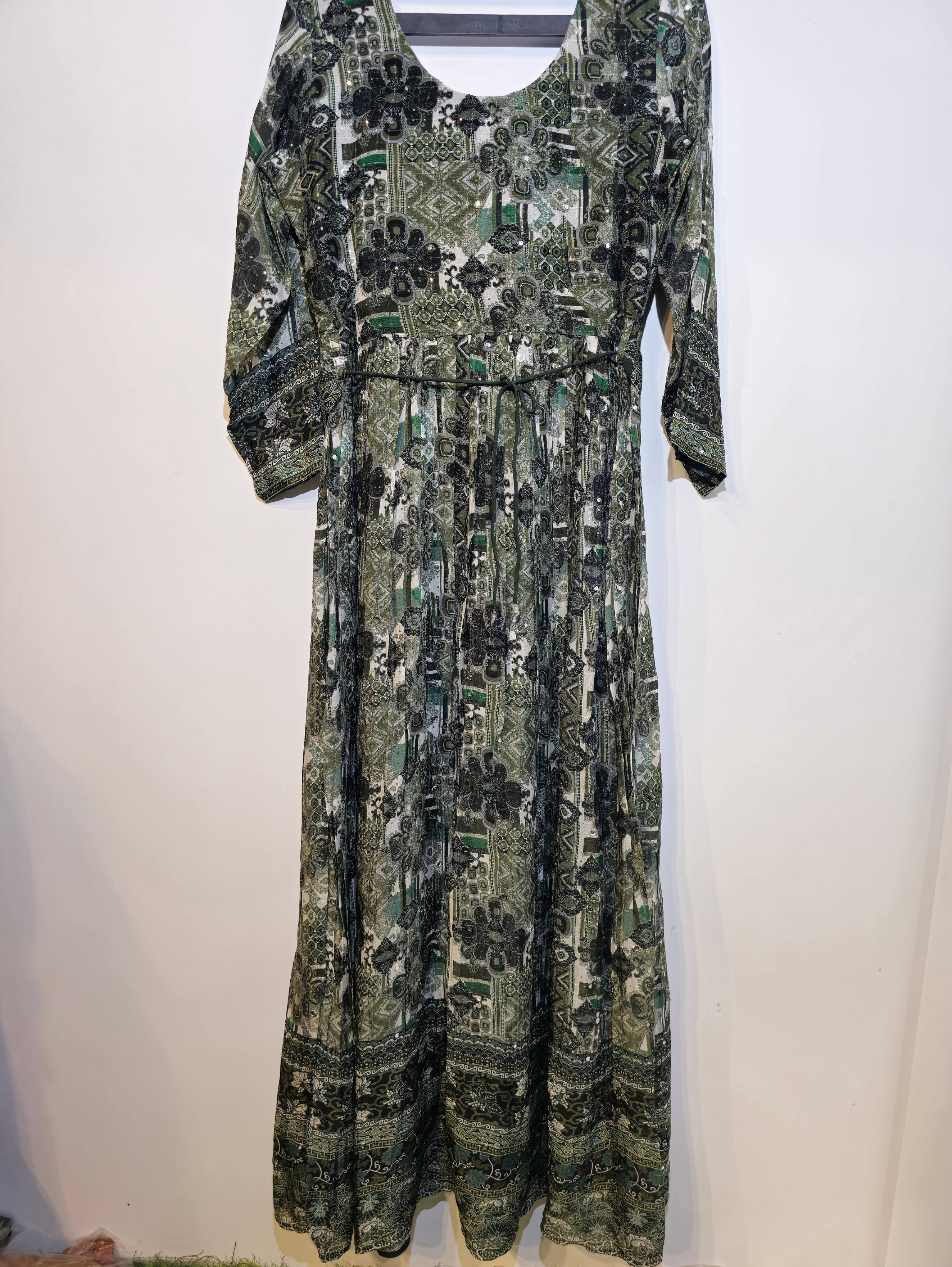 Image of Designer crepe Gown