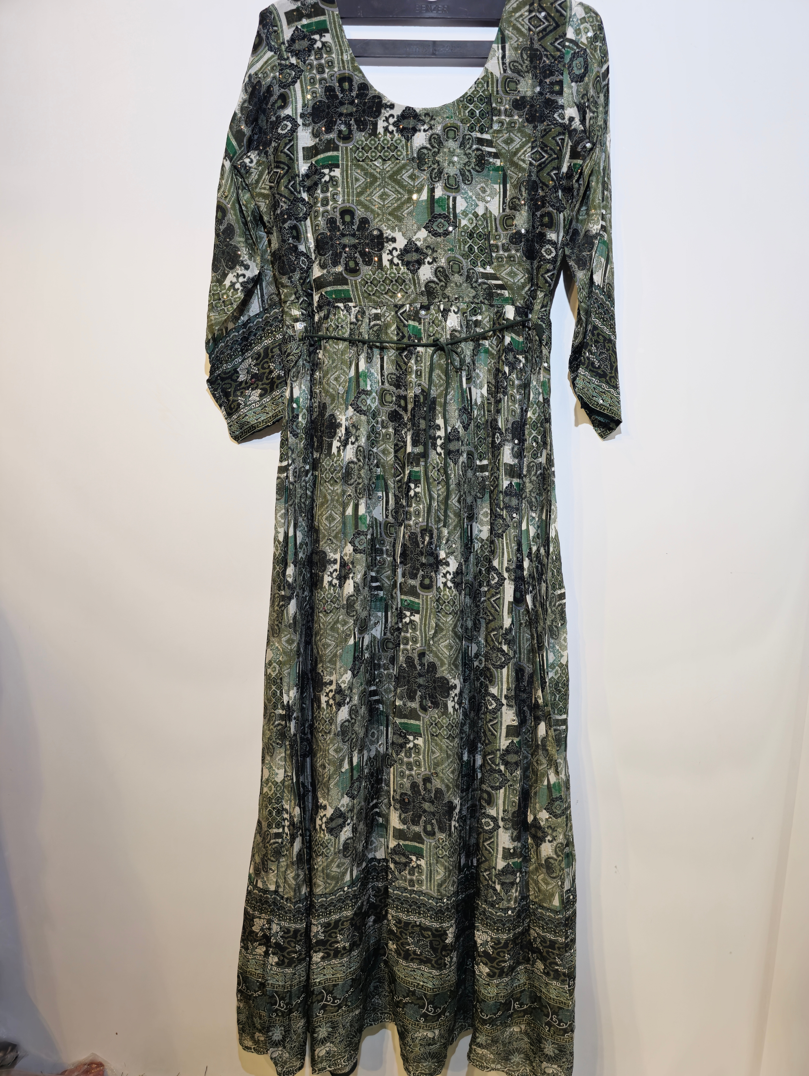 Image of Designer crepe Gown