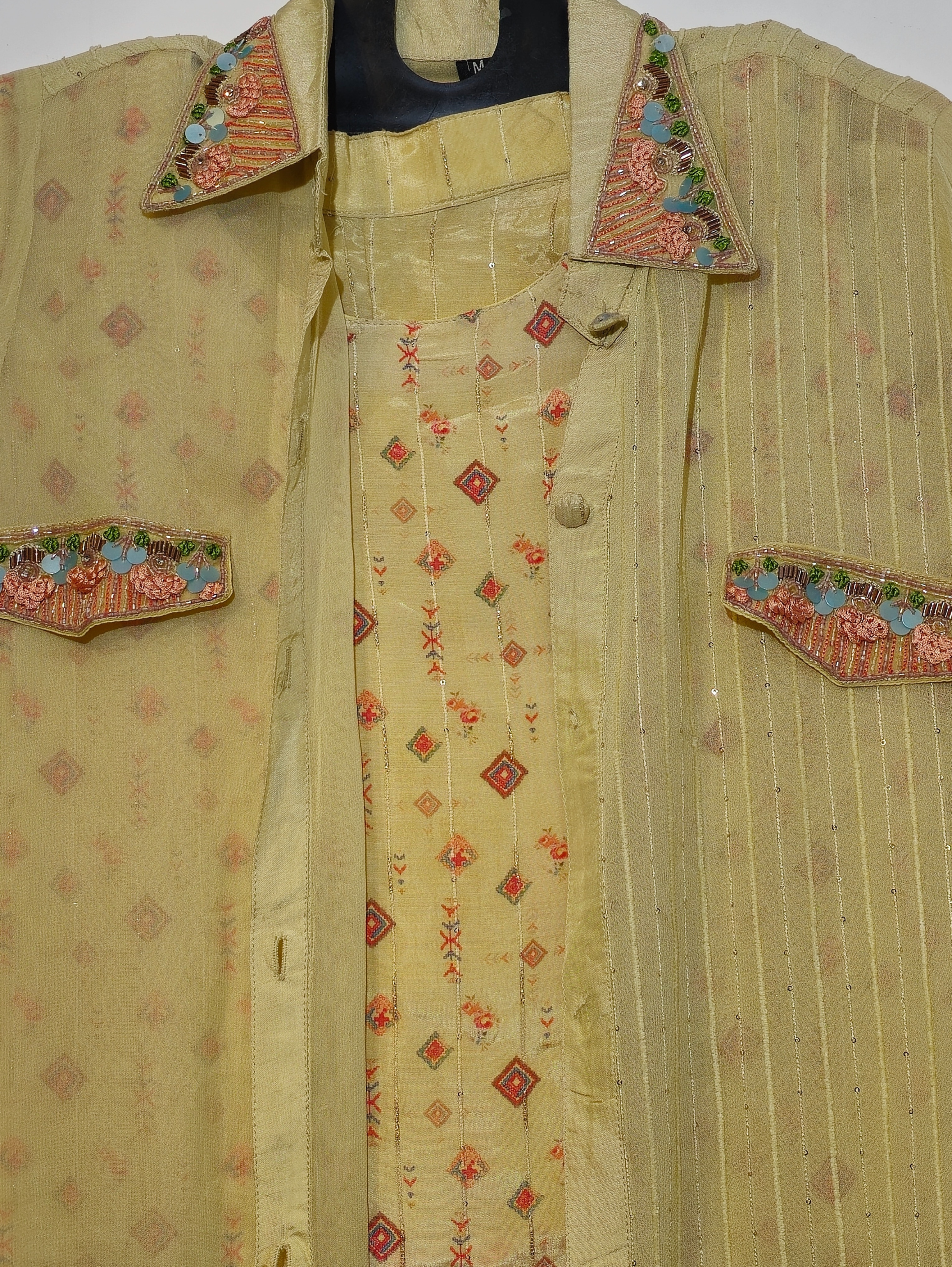 Designer Muslin & Georgette  Coord Set