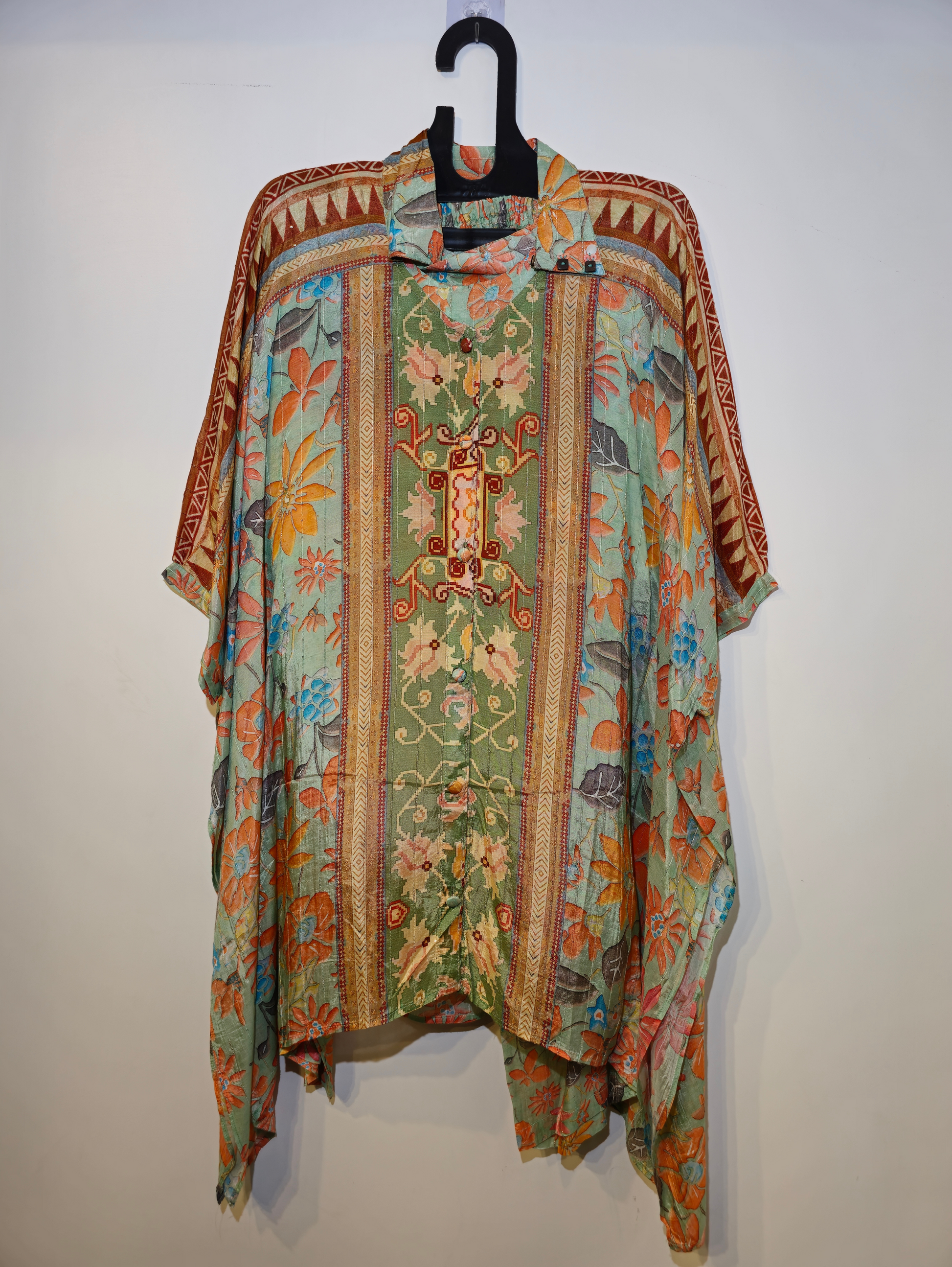 Designer Kaftan Muslin Coord Set