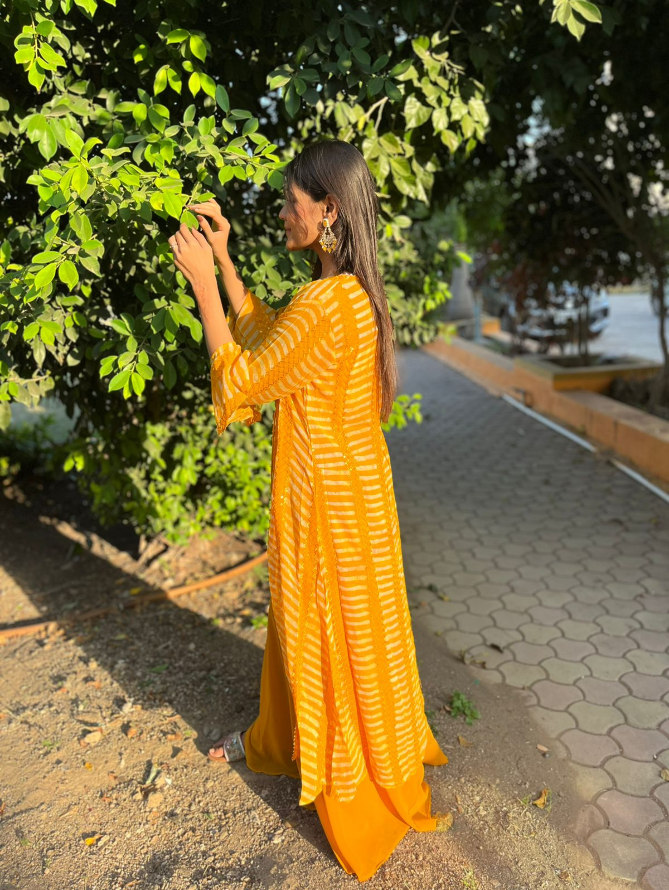 Shrug Style Georgette 3 Piece