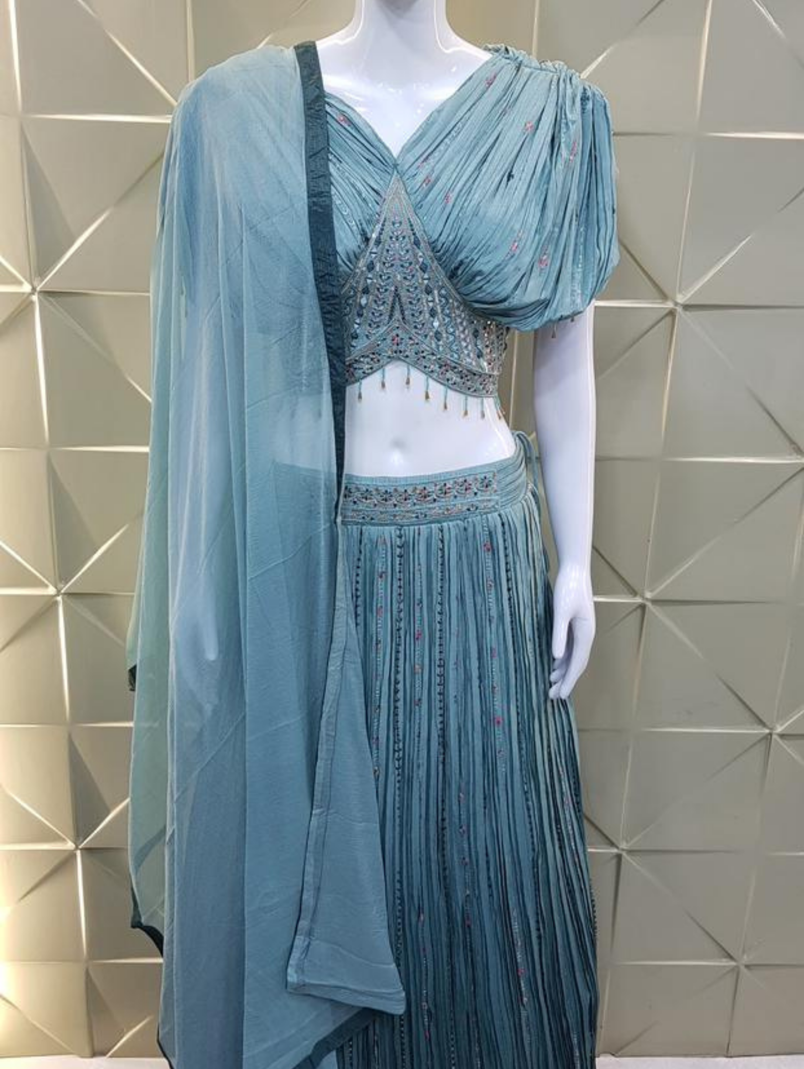 Image of Copy of Georgette Traditional 3 Piece