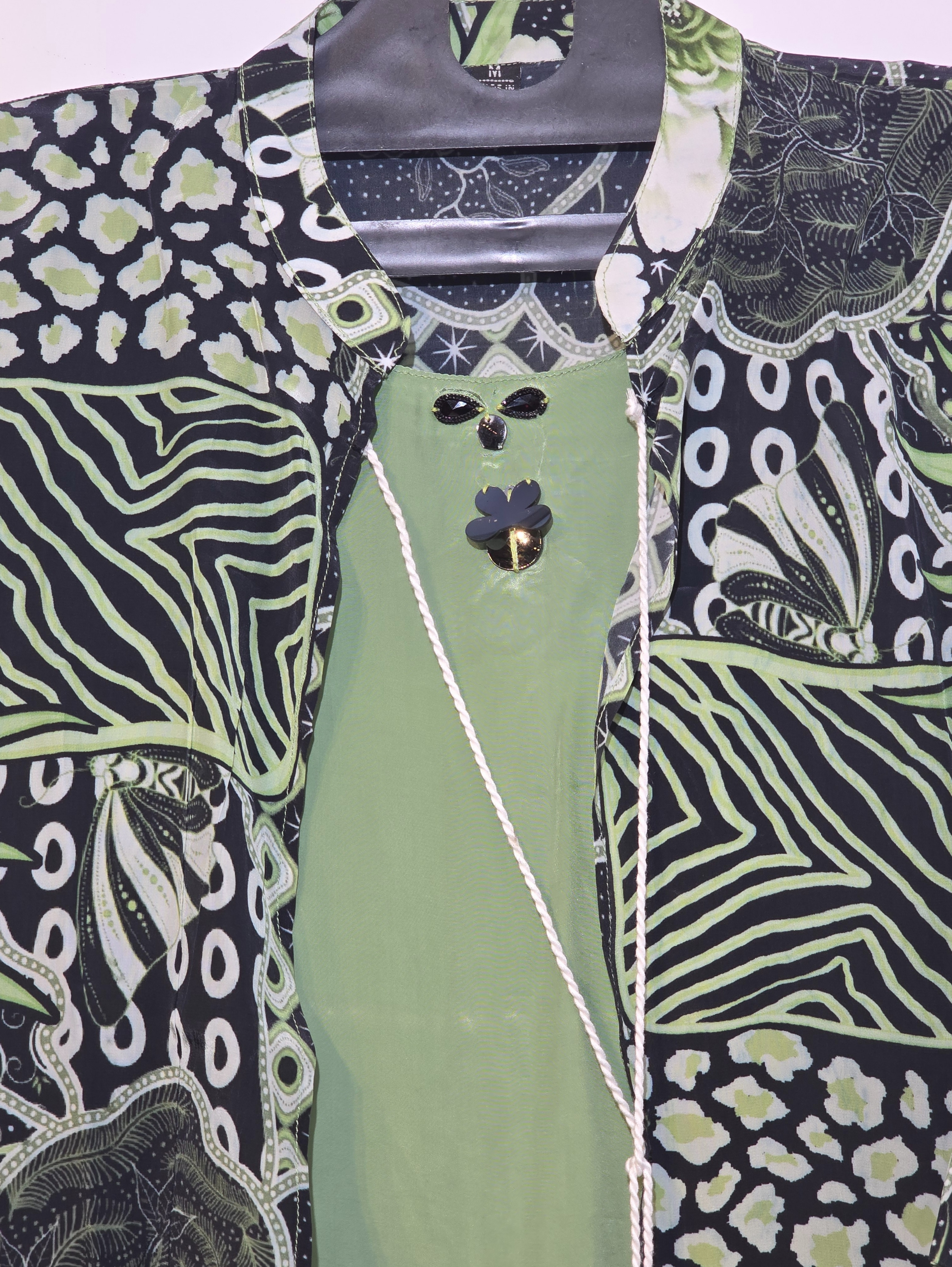 Image of Designer Crepe Coord Set