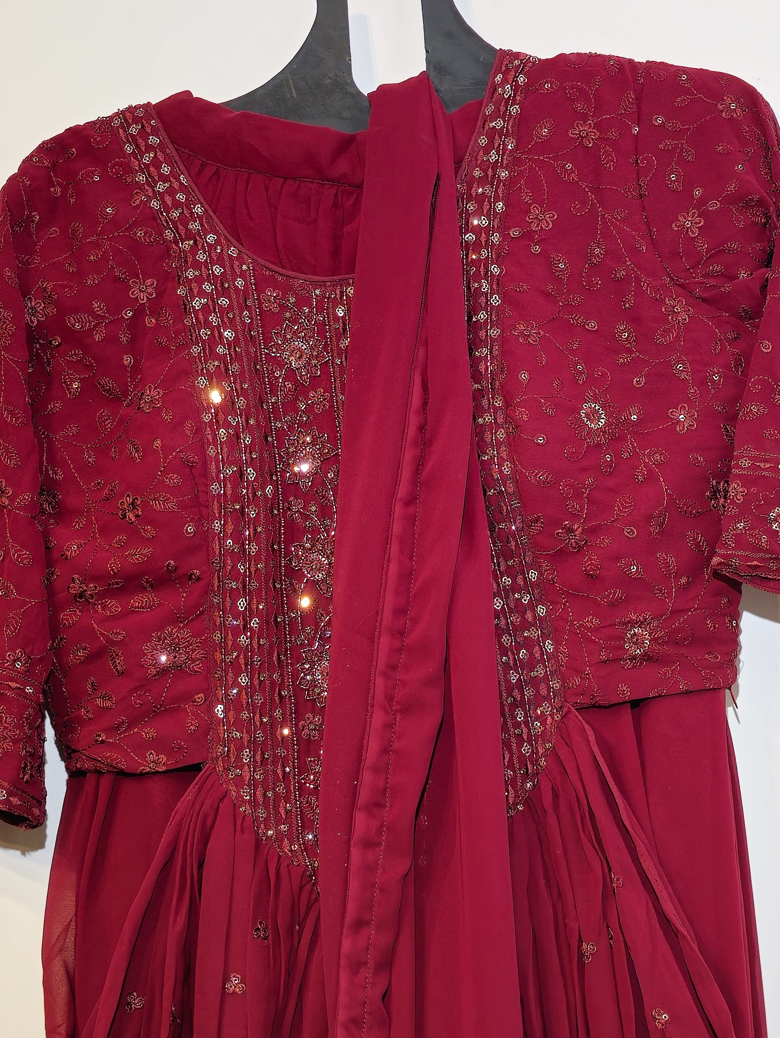 Image of Designer Georgette Traditional 3 Piece