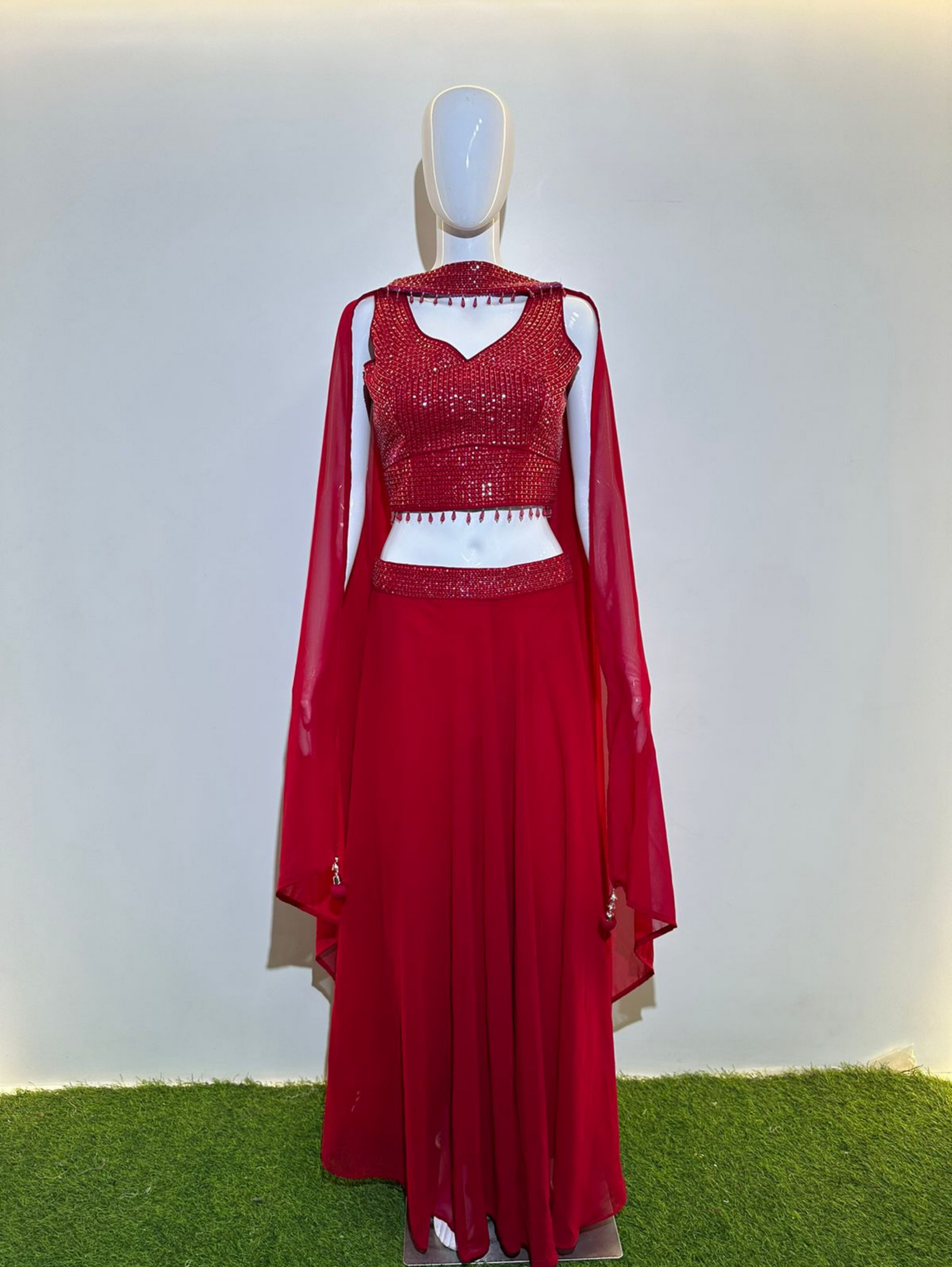 Designer Georgette Traditional 3 Piece