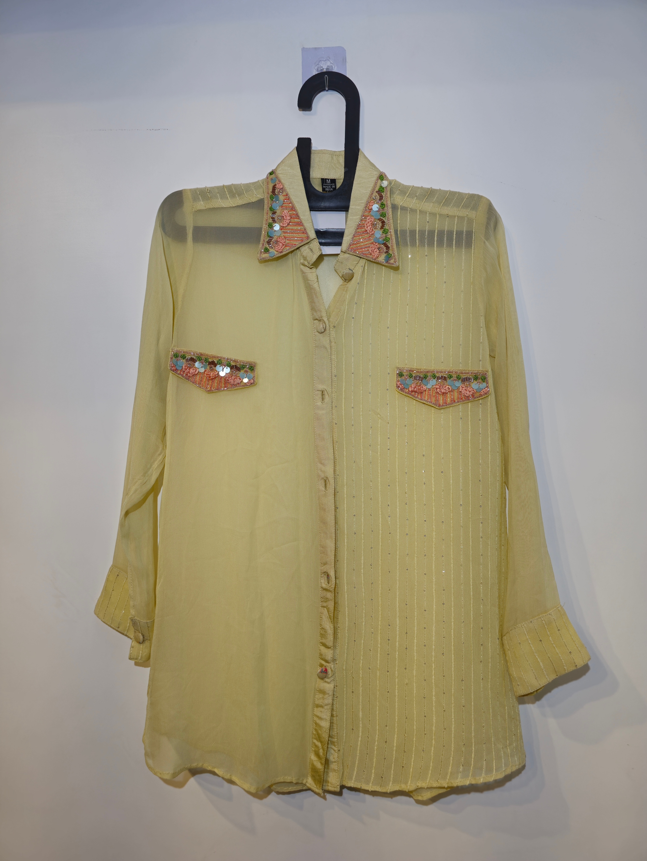 Image of Designer Muslin & Georgette  Coord Set