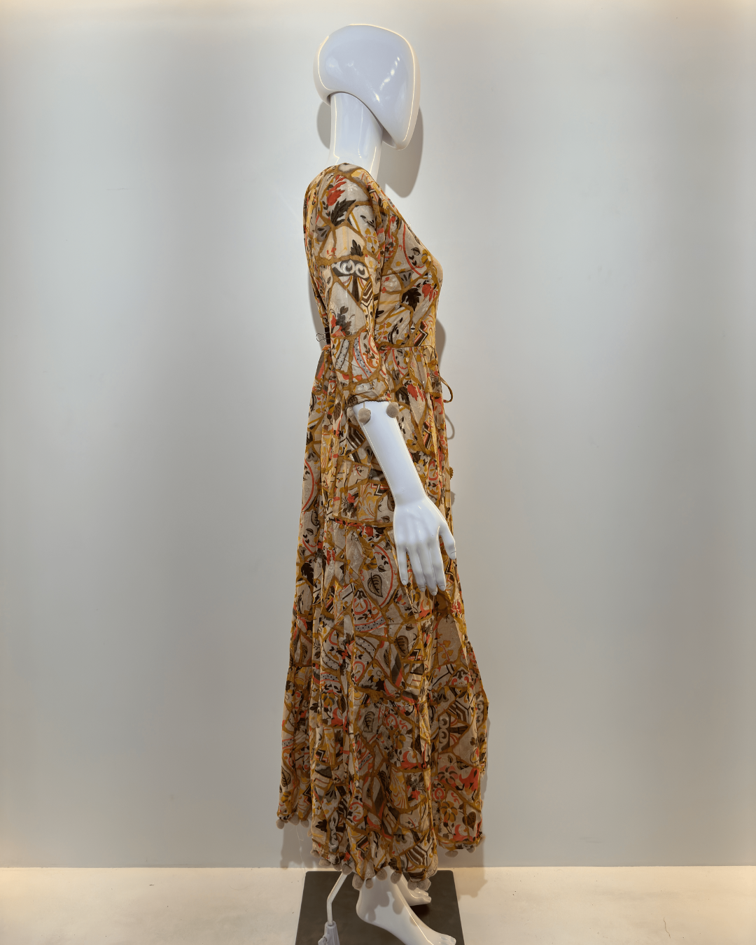 Image of Mull Cotton Mirror work Gown