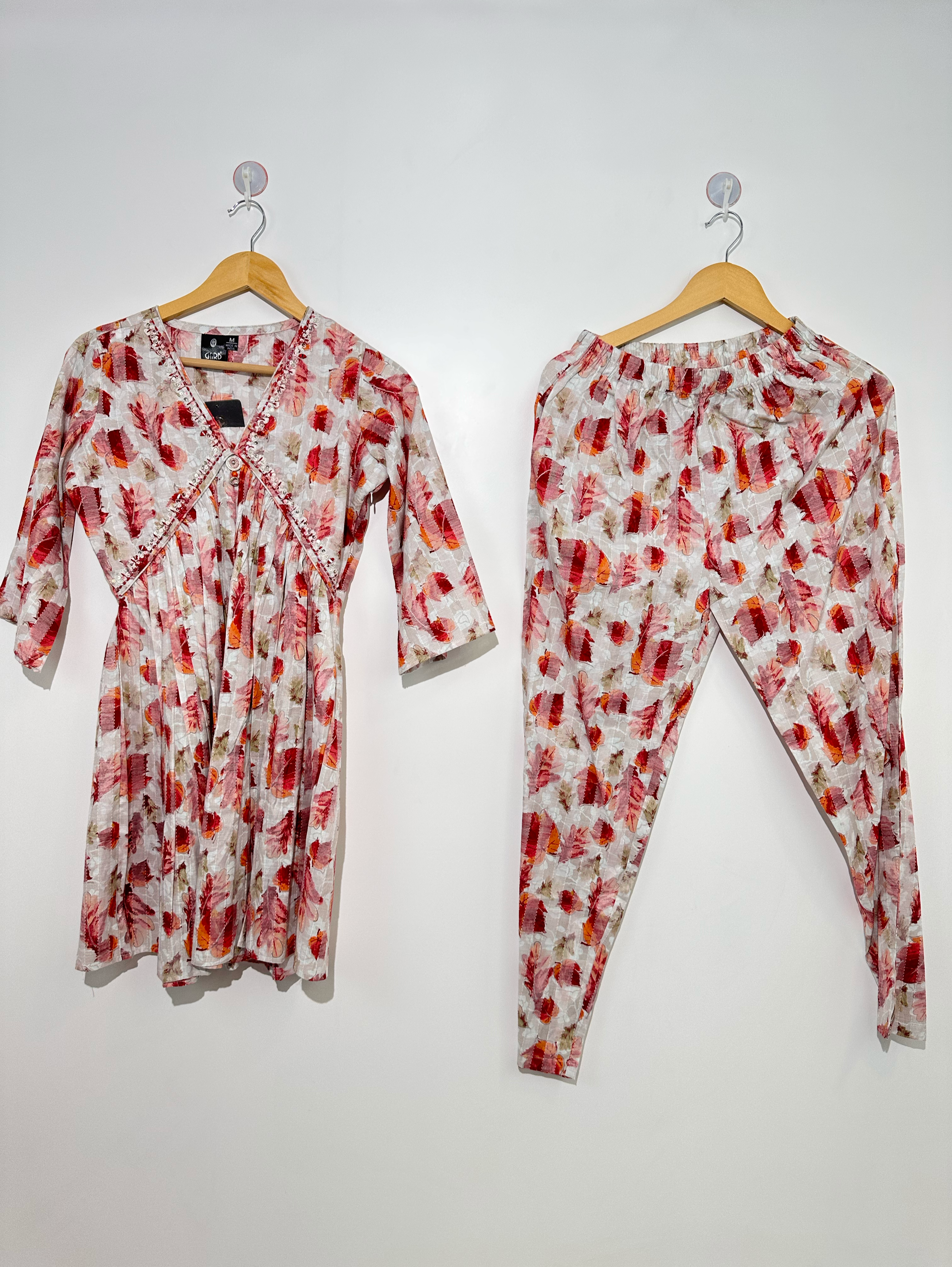 Image of Alia Cut Coord Set with Neck work