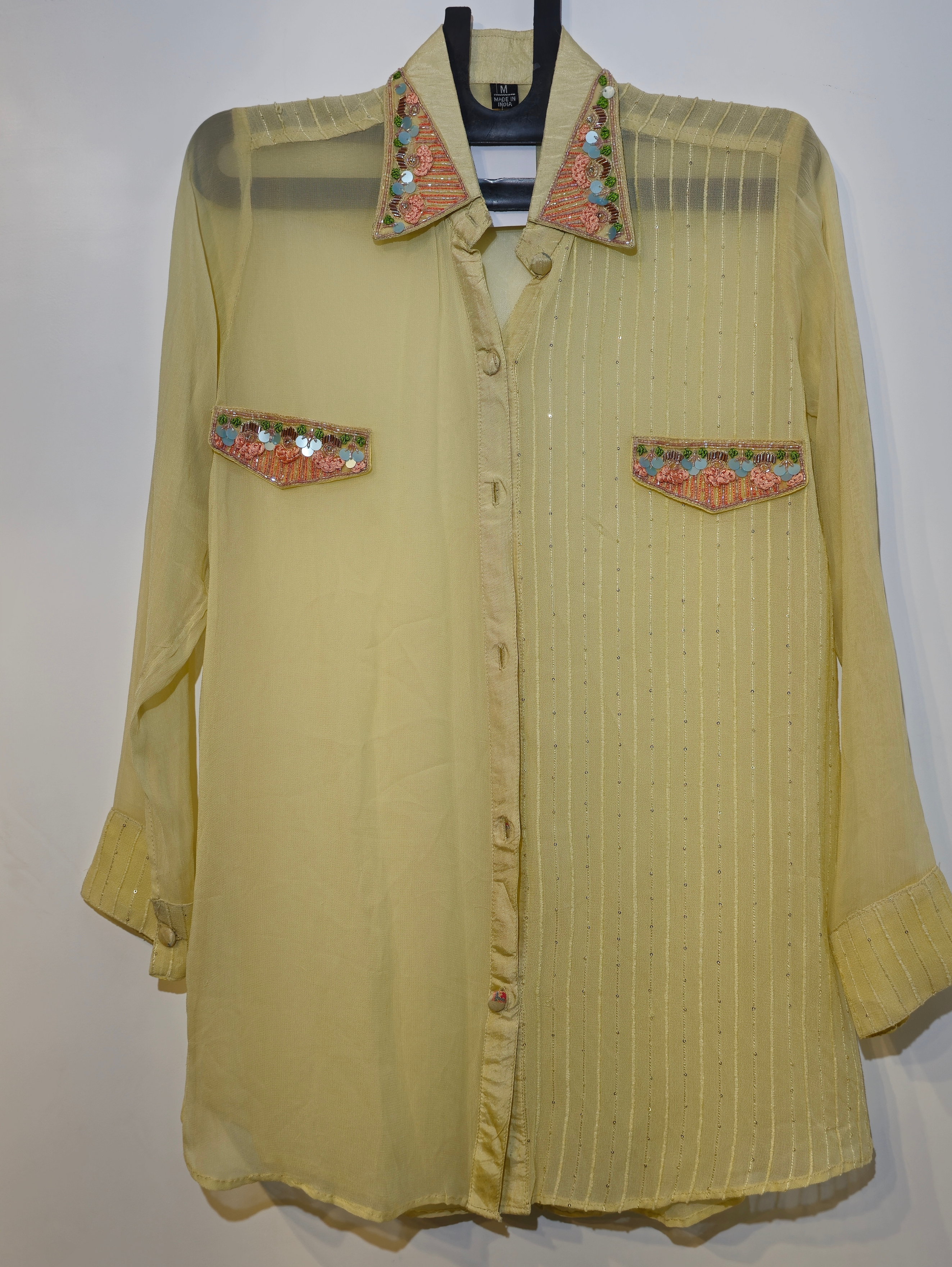 Image of Designer Muslin & Georgette  Coord Set