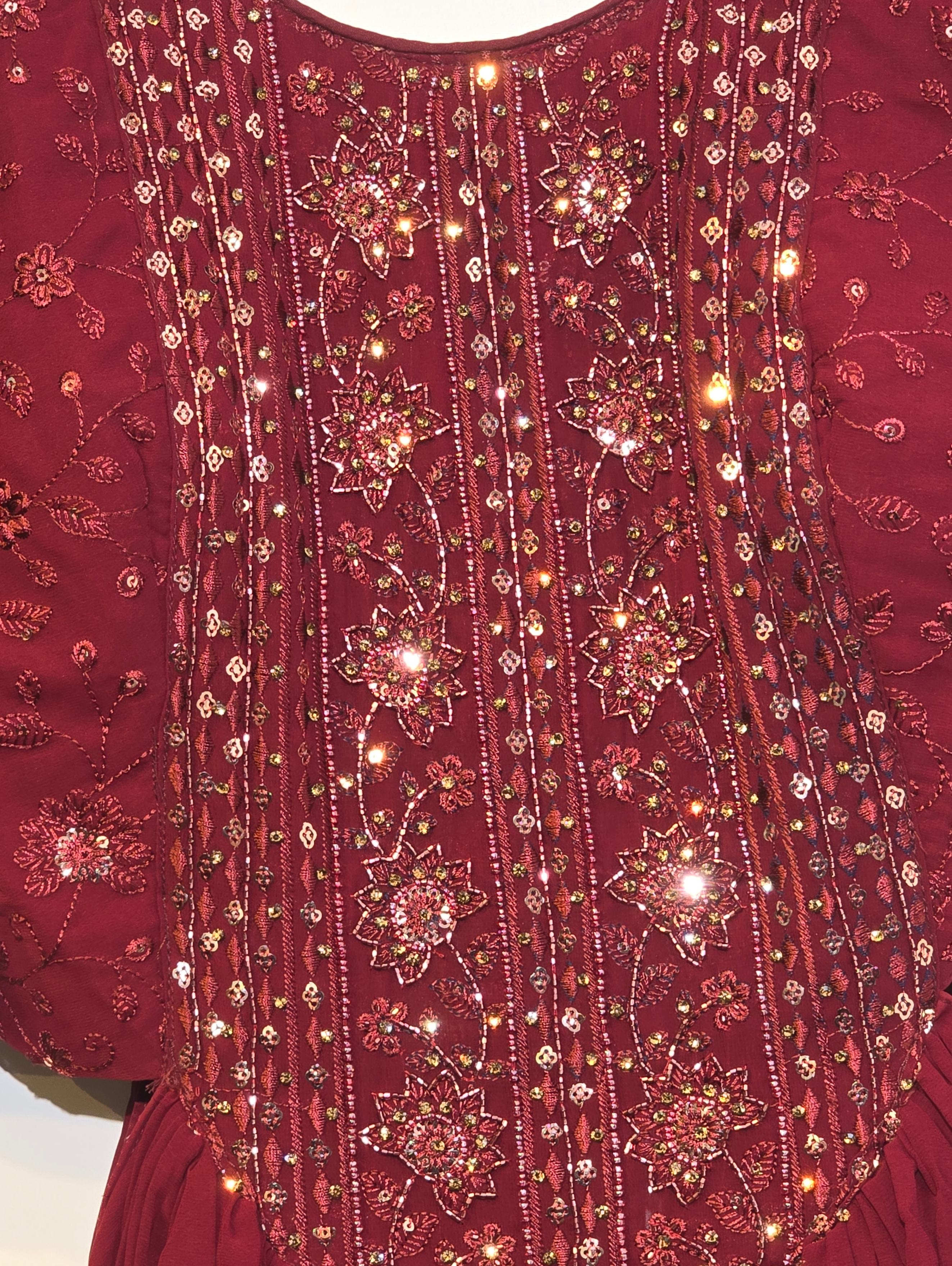 Image of Designer Georgette Traditional 3 Piece