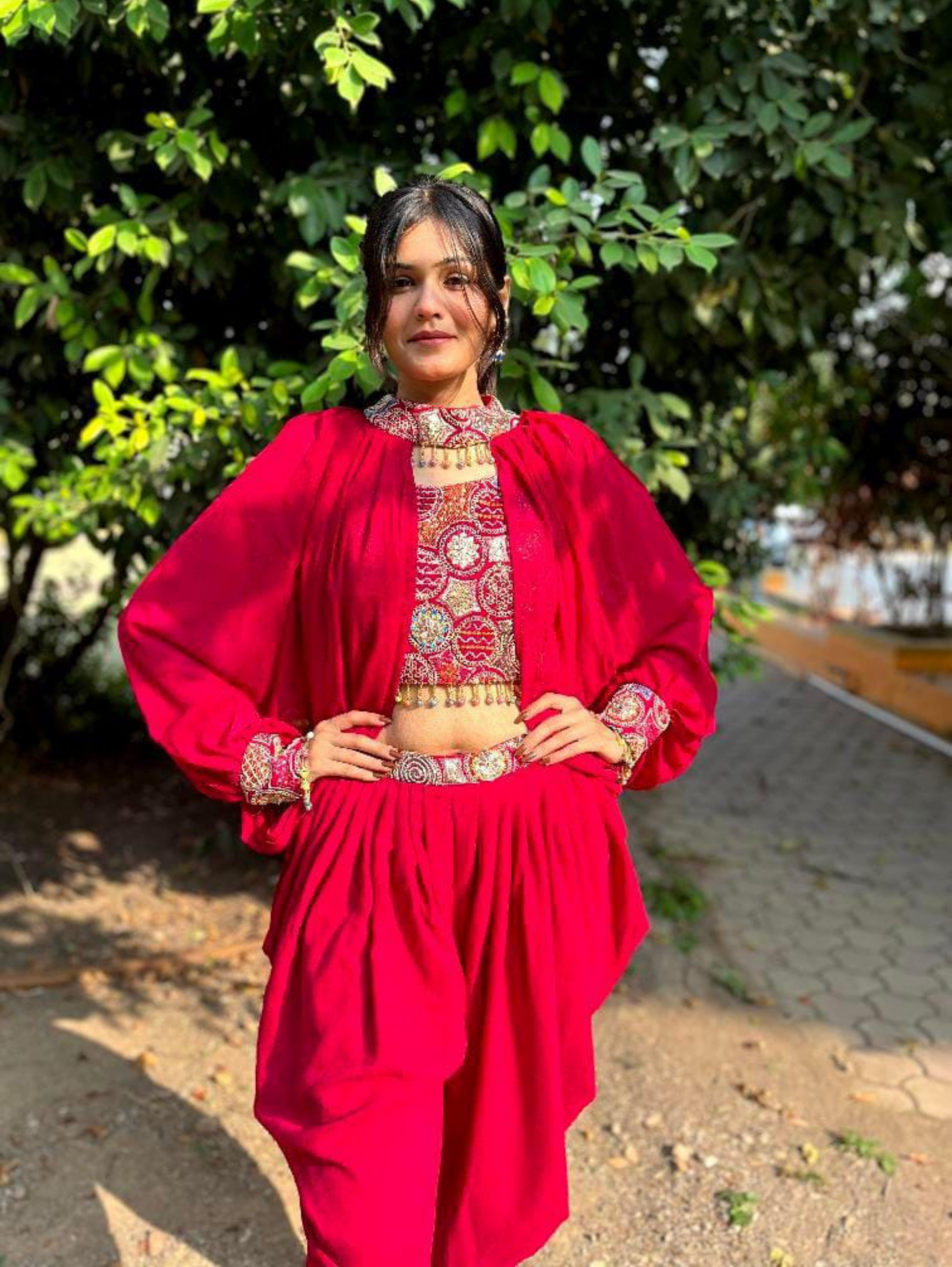 Georgette Traditional 3 Piece