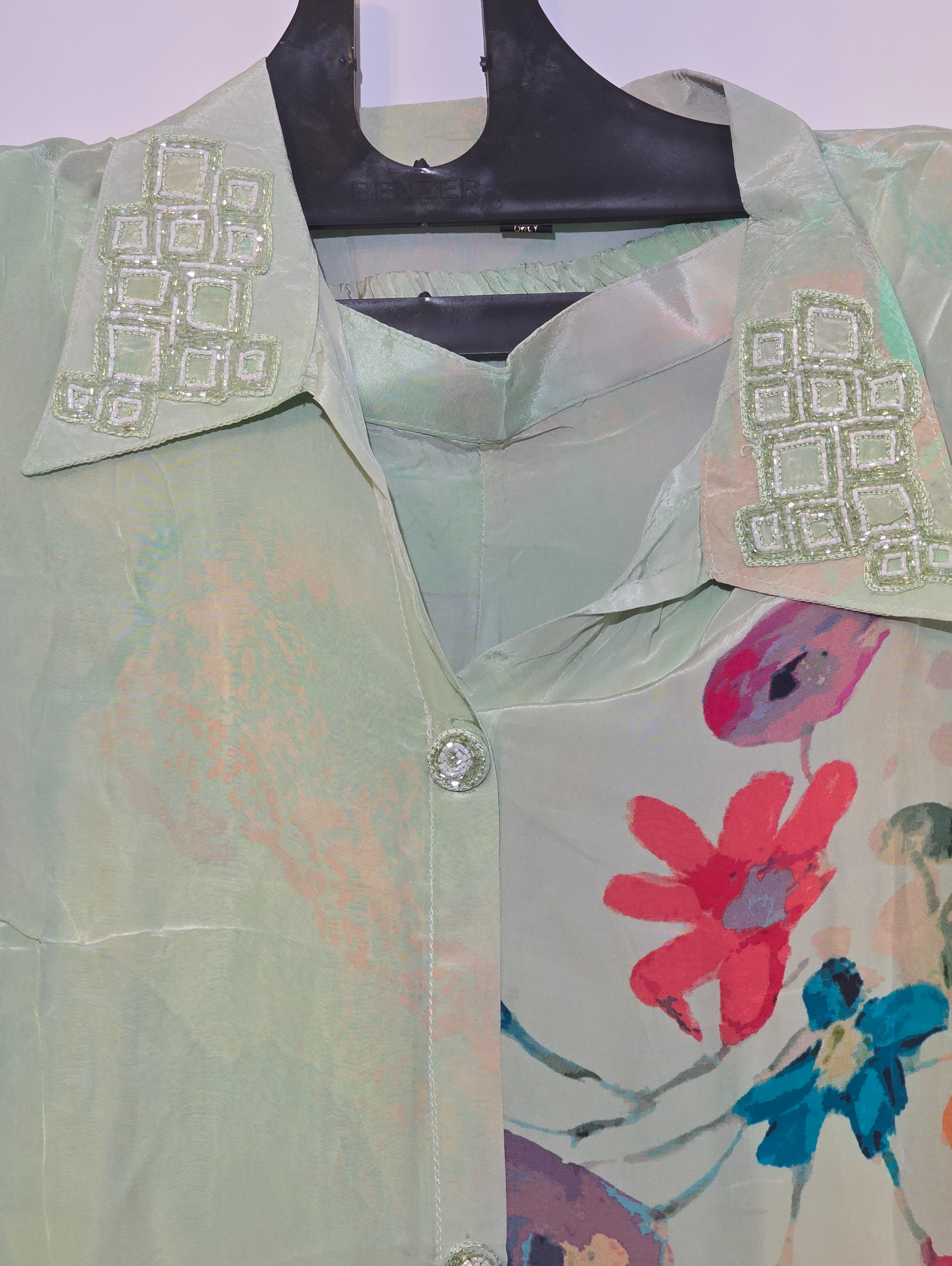 Image of Designer Crepe Coord Set