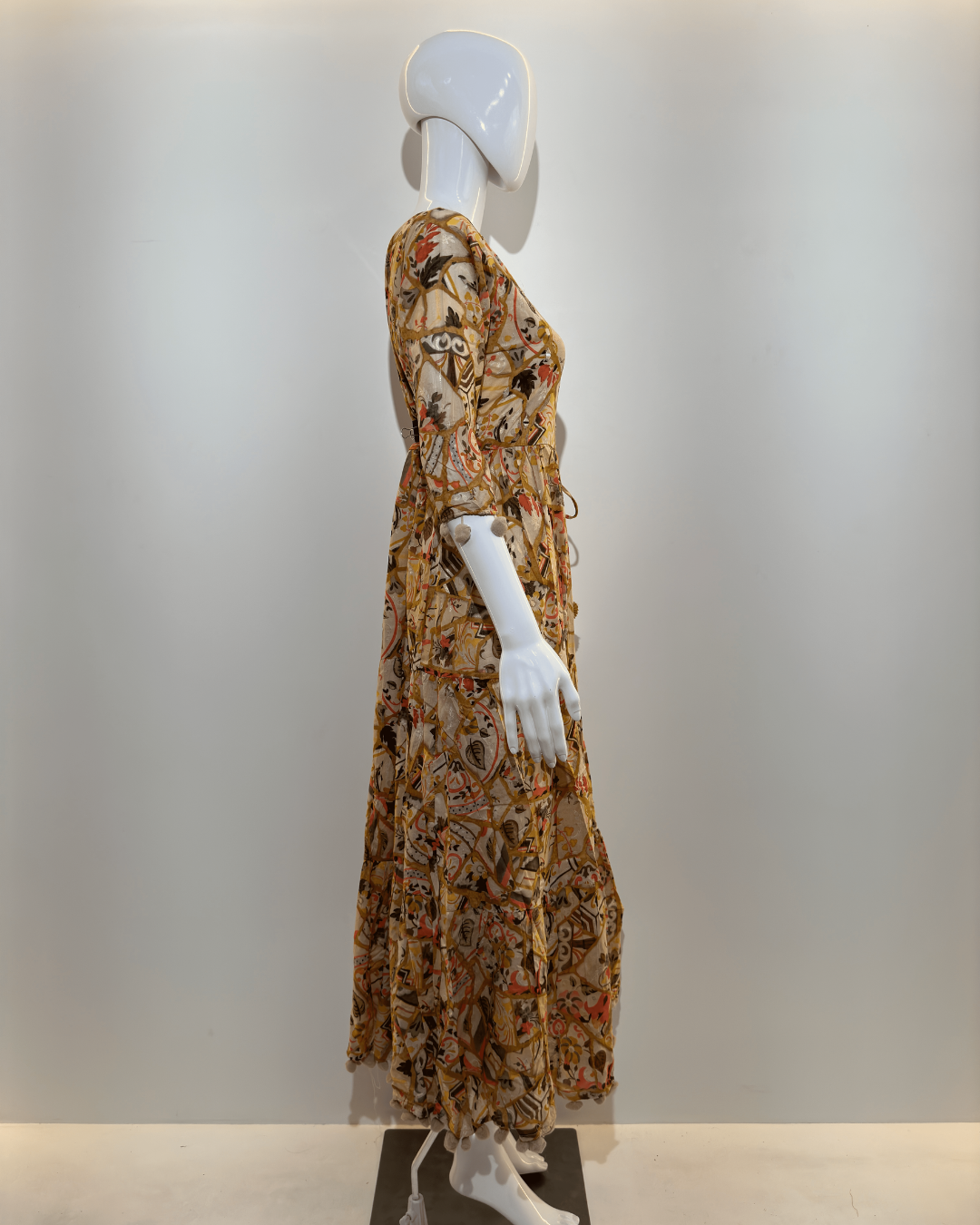 Image of Mull Cotton Mirror work Gown