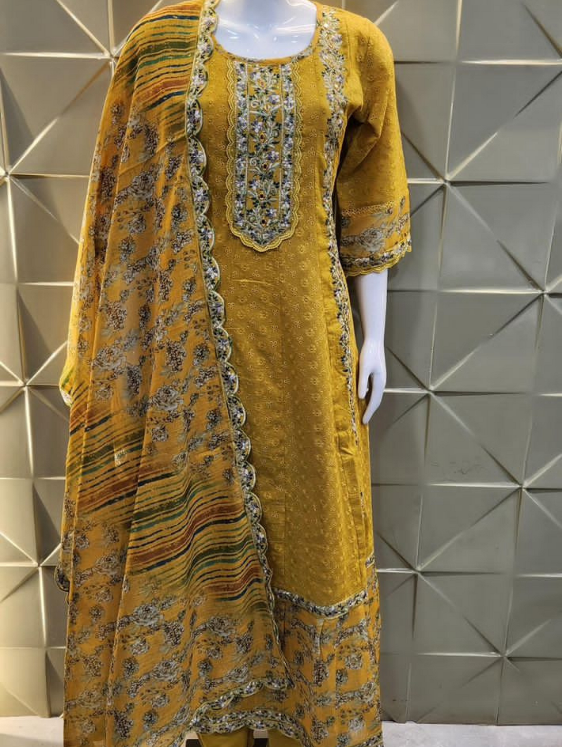 Premium Designer Traditional Kurti Set