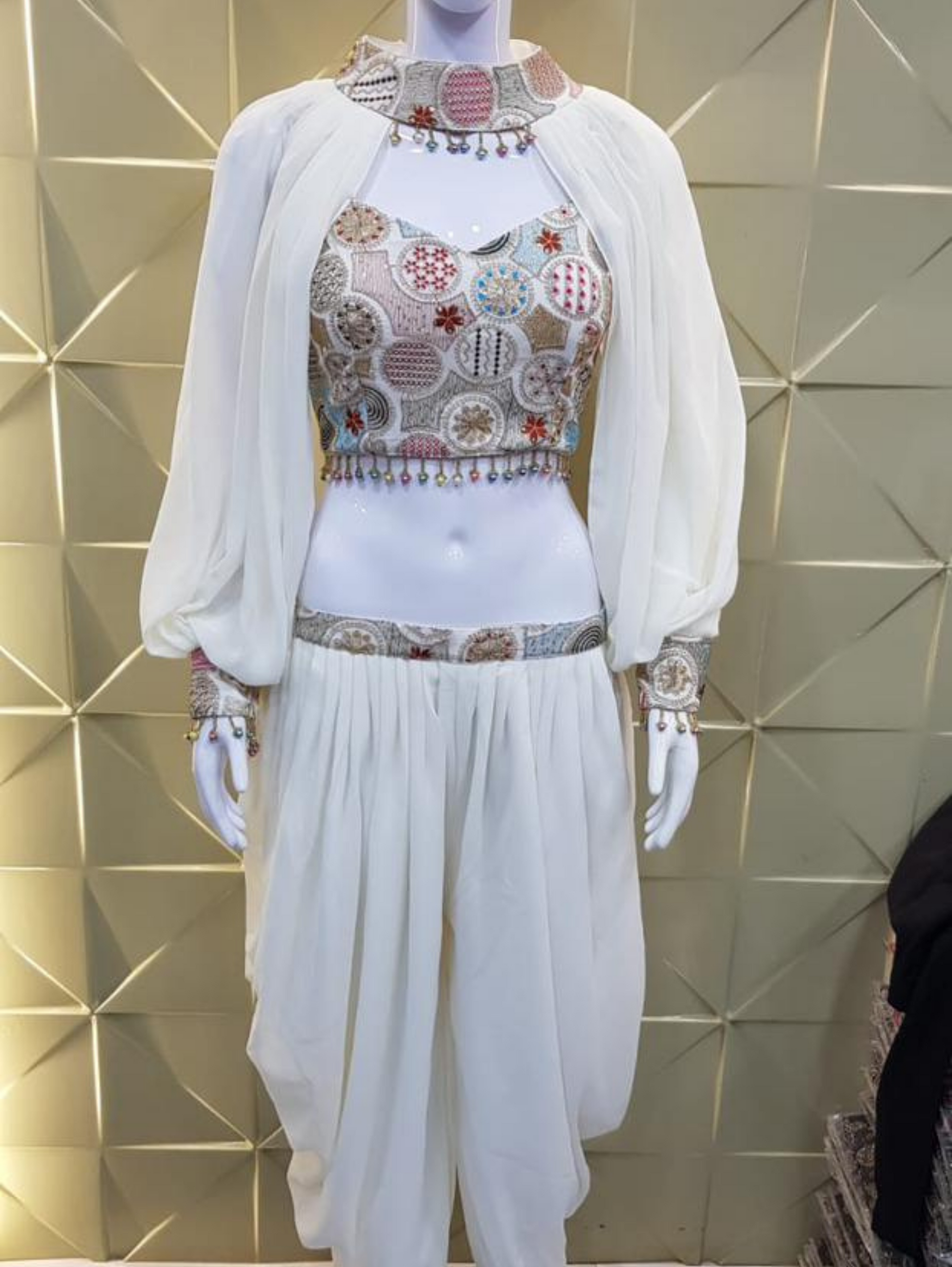 Georgette Traditional 3 Piece