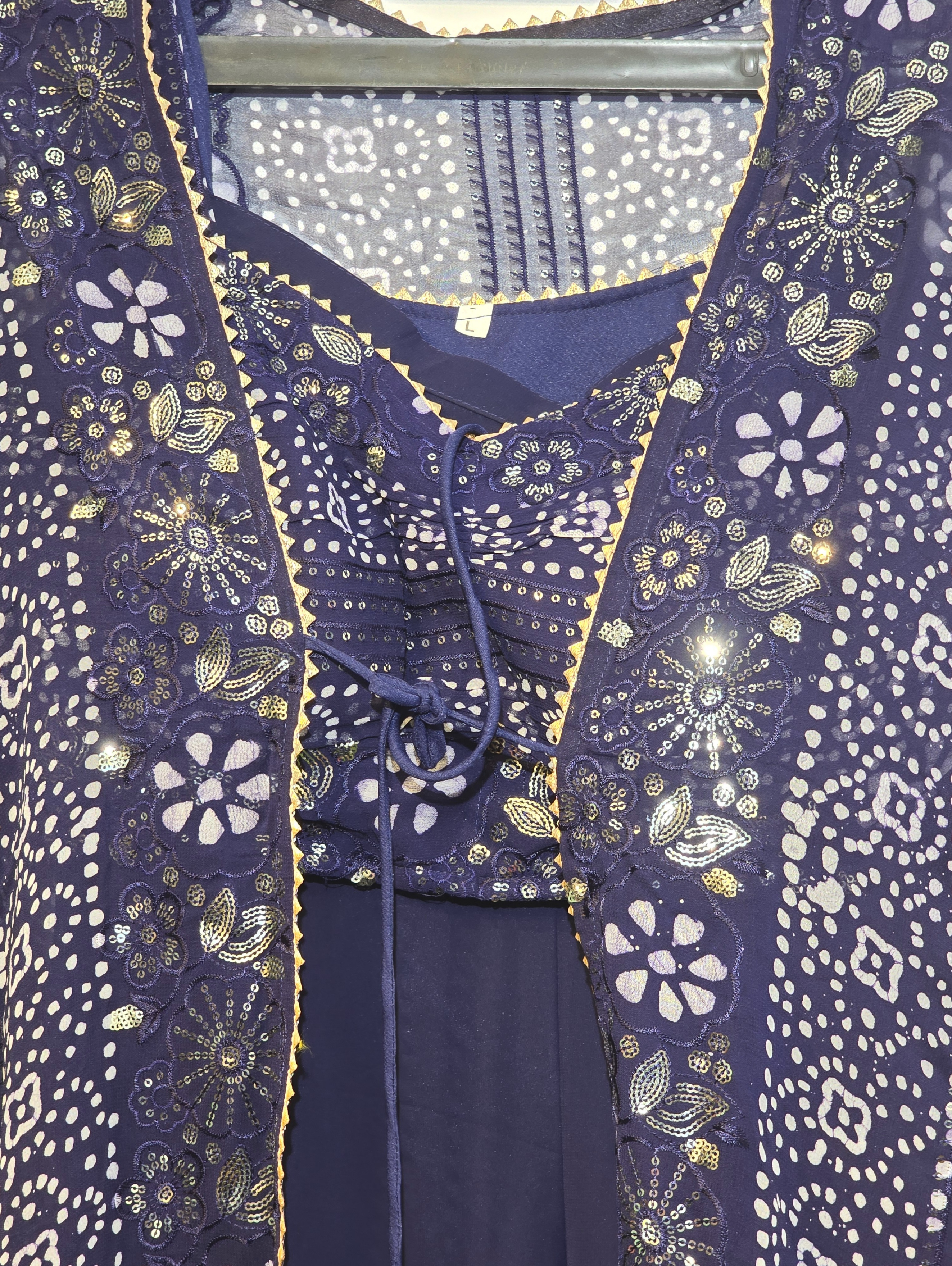 Image of Designer Georgette Traditional 3 Piece