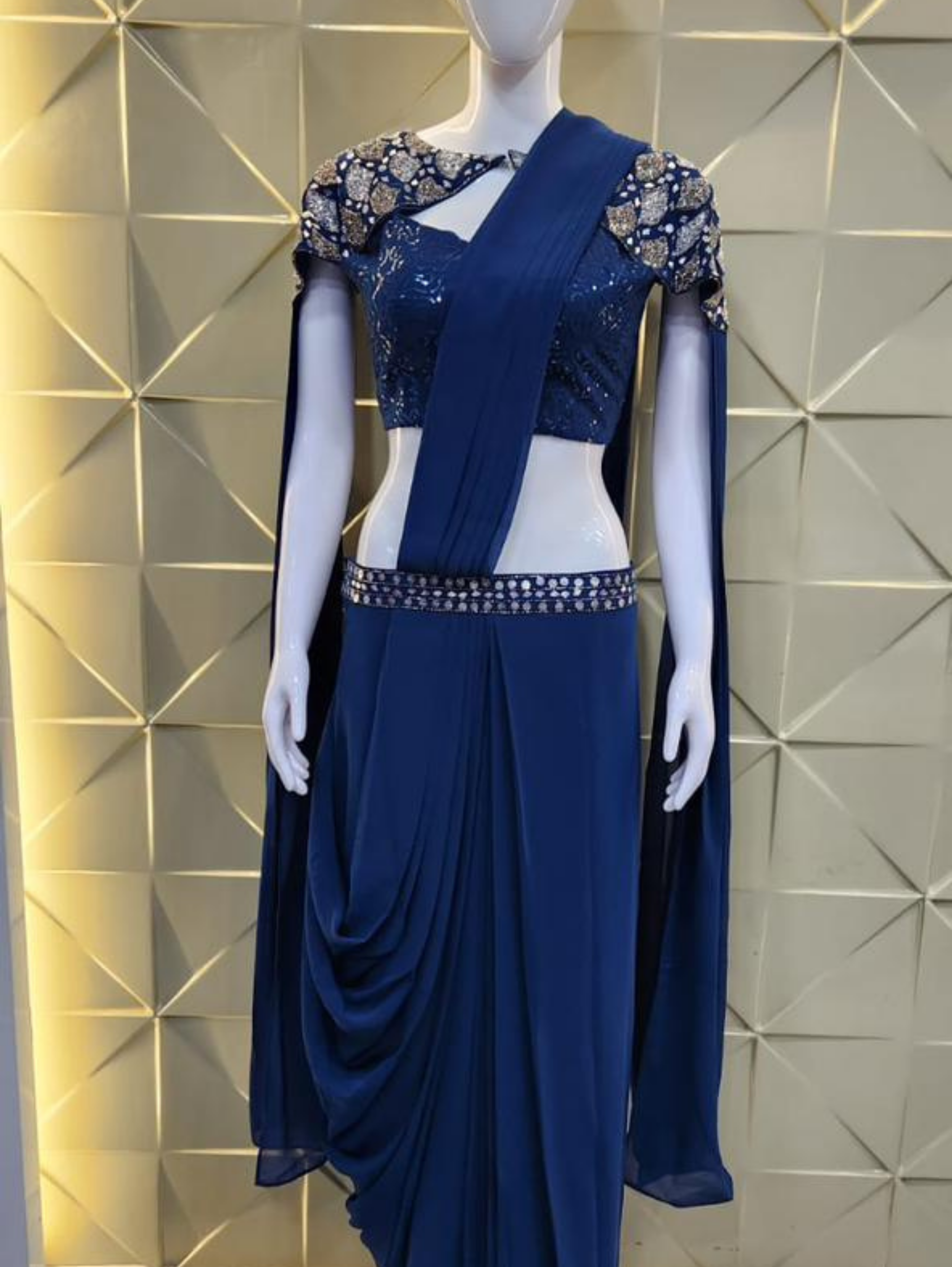 Image of Georgette Traditional 3 Piece