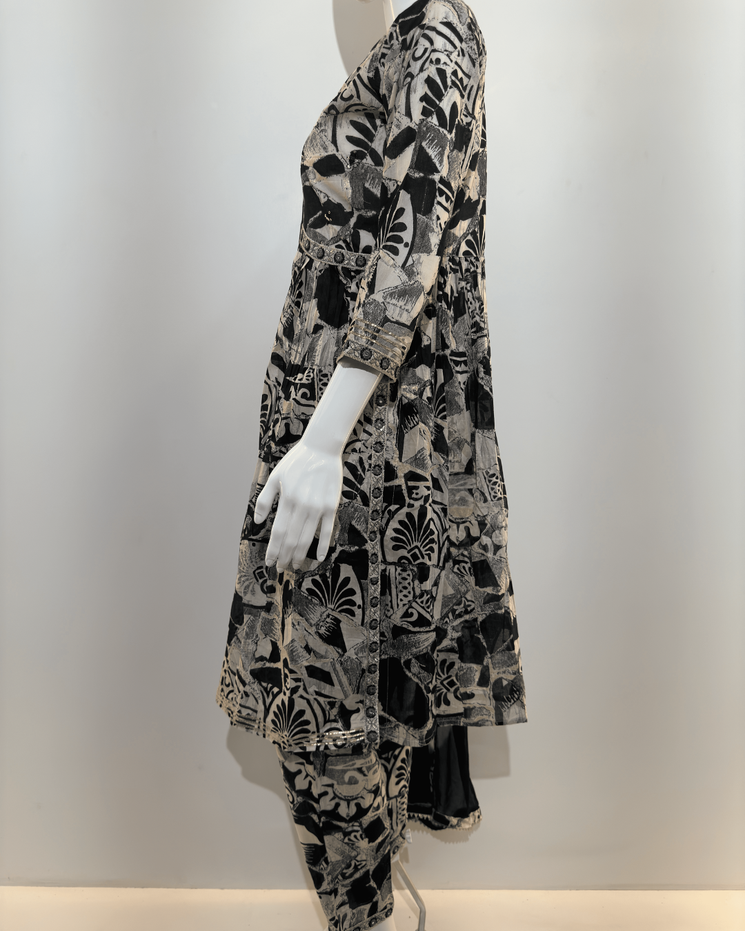 Alia with Naira Cut Kurti Set - 3 Piece