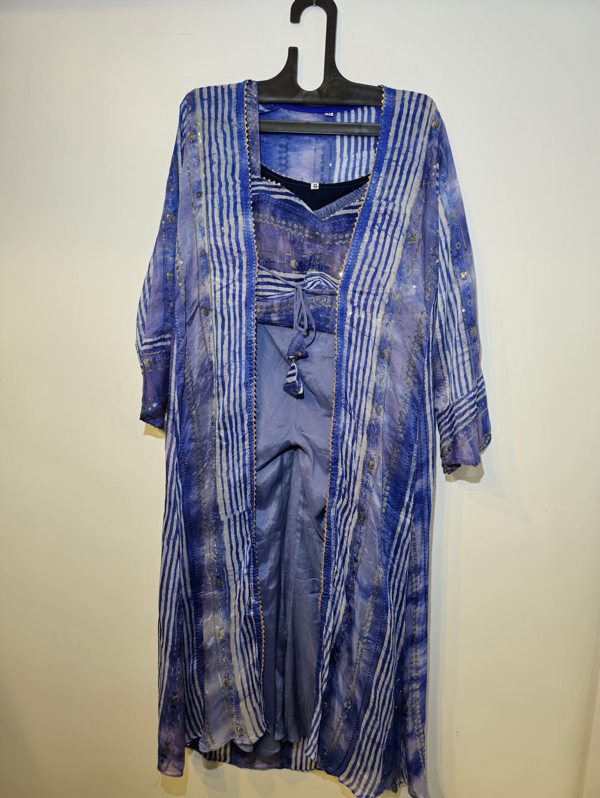 Shrug Style Georgette 3 Piece
