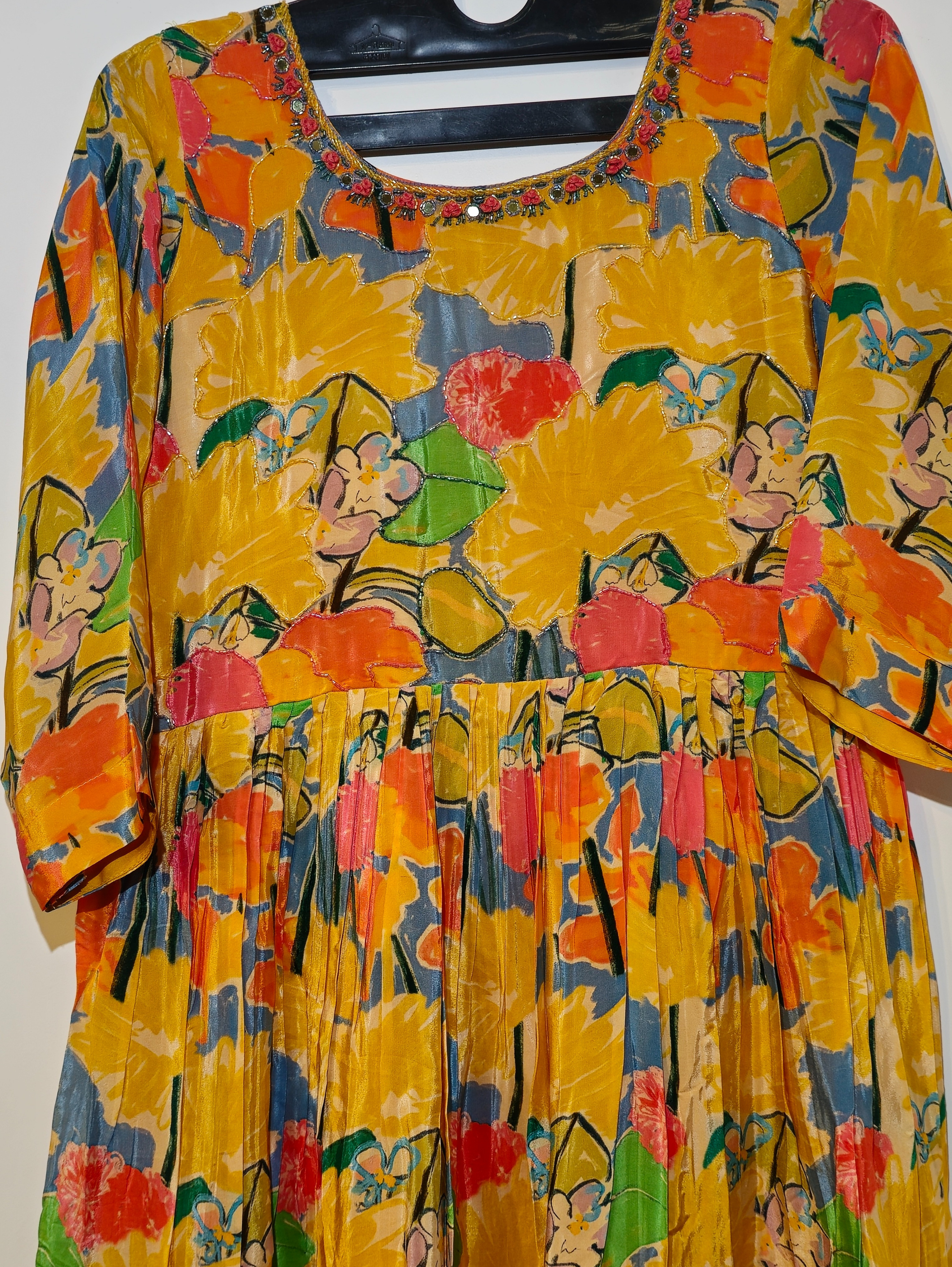 Image of Designer Crepe Gown