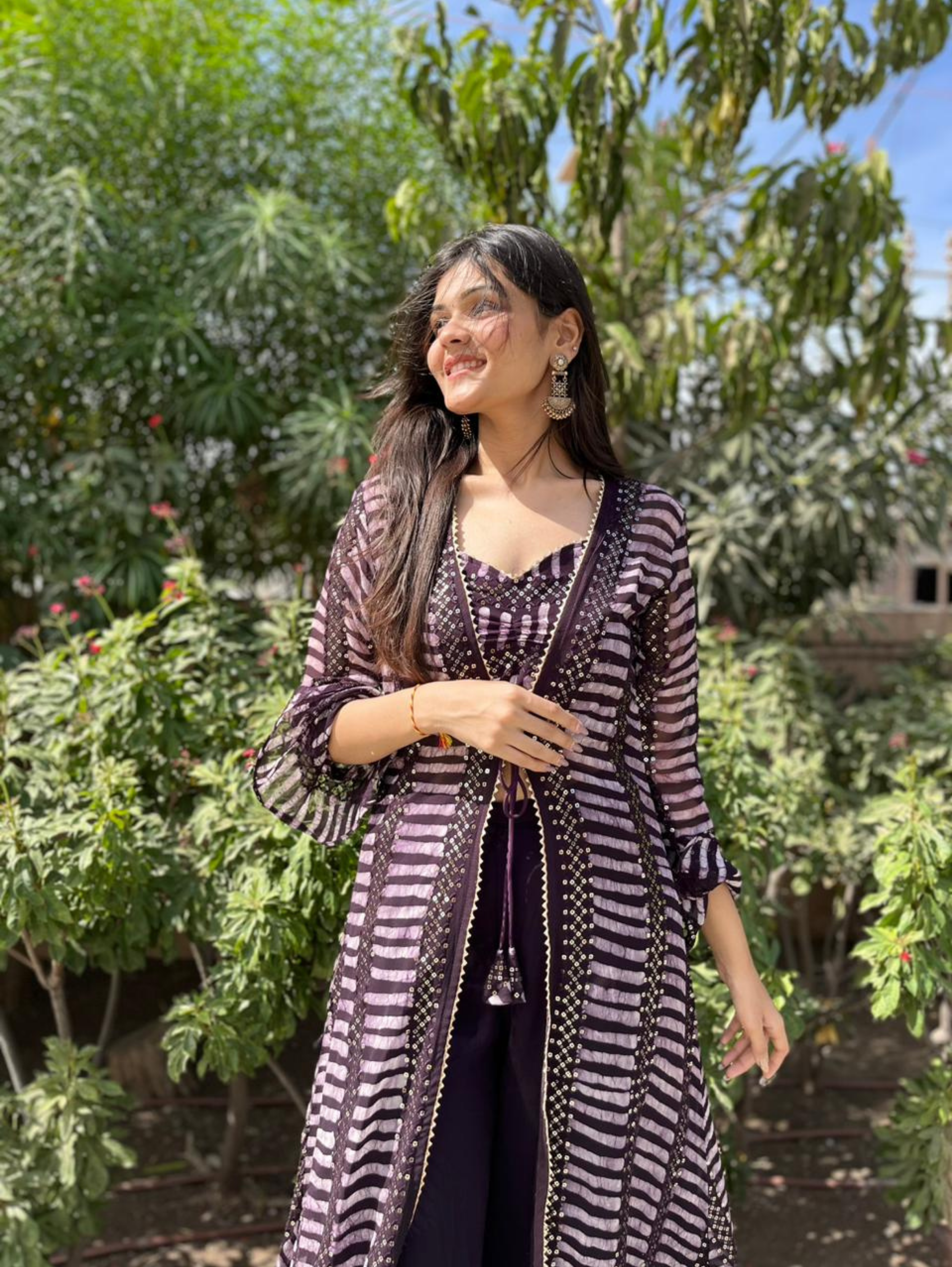 Image of Georgette Traditional 3 Piece