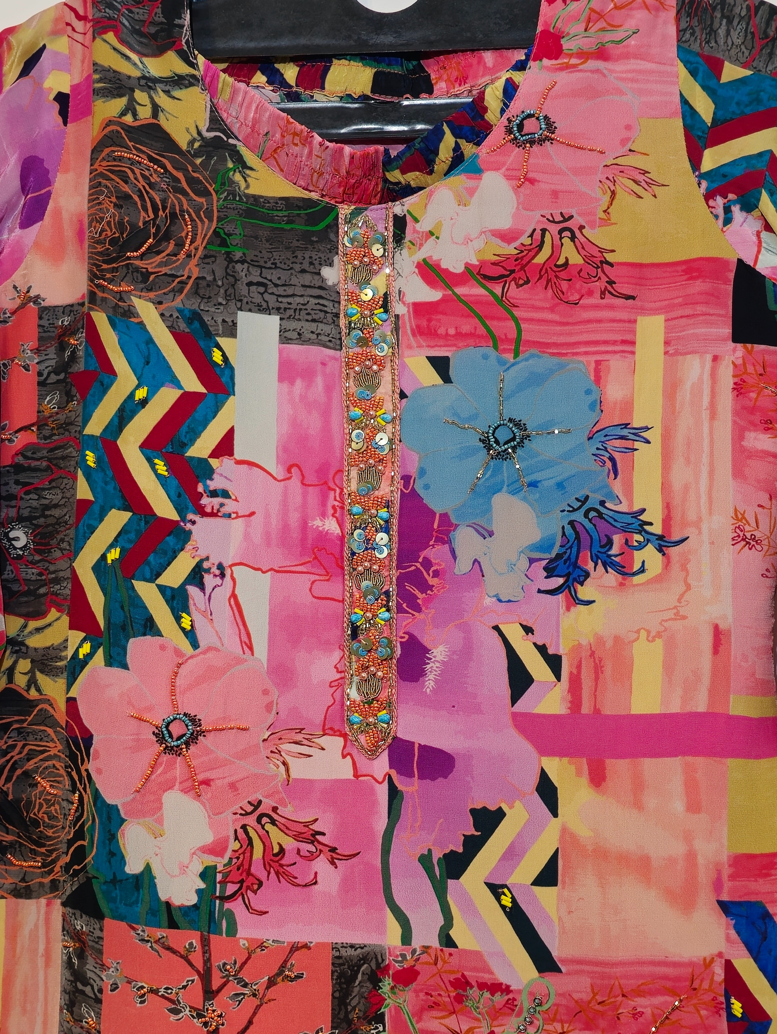 Image of Designer Crepe Coord Set
