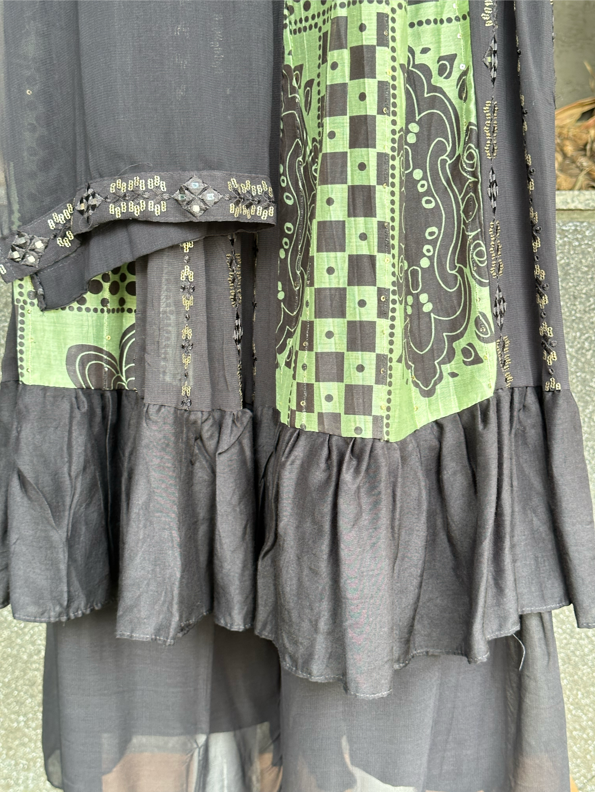 Naira Style 3 Piece Palazzo Set - Premium Work