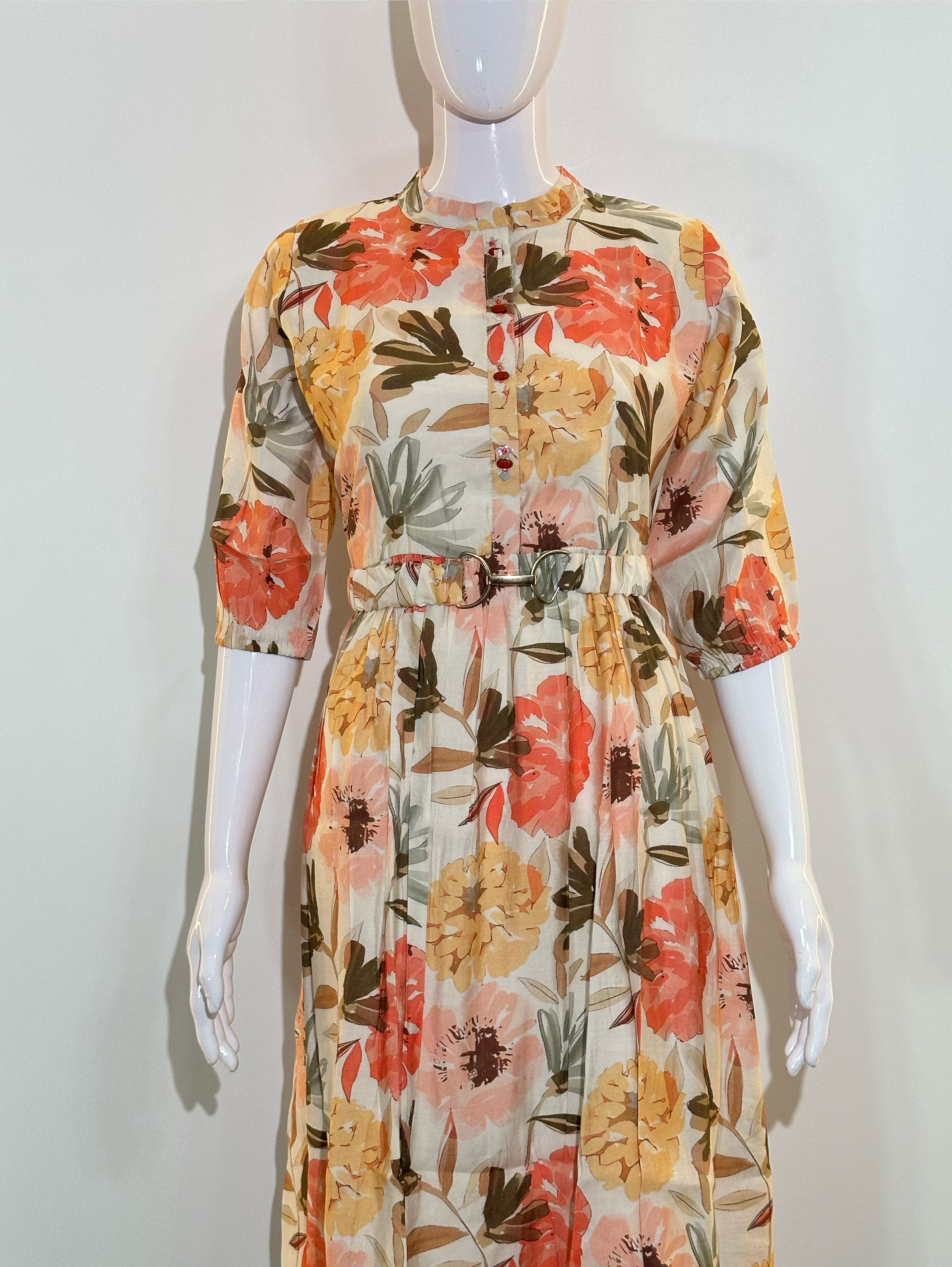 Muslin Dress - 1 Piece