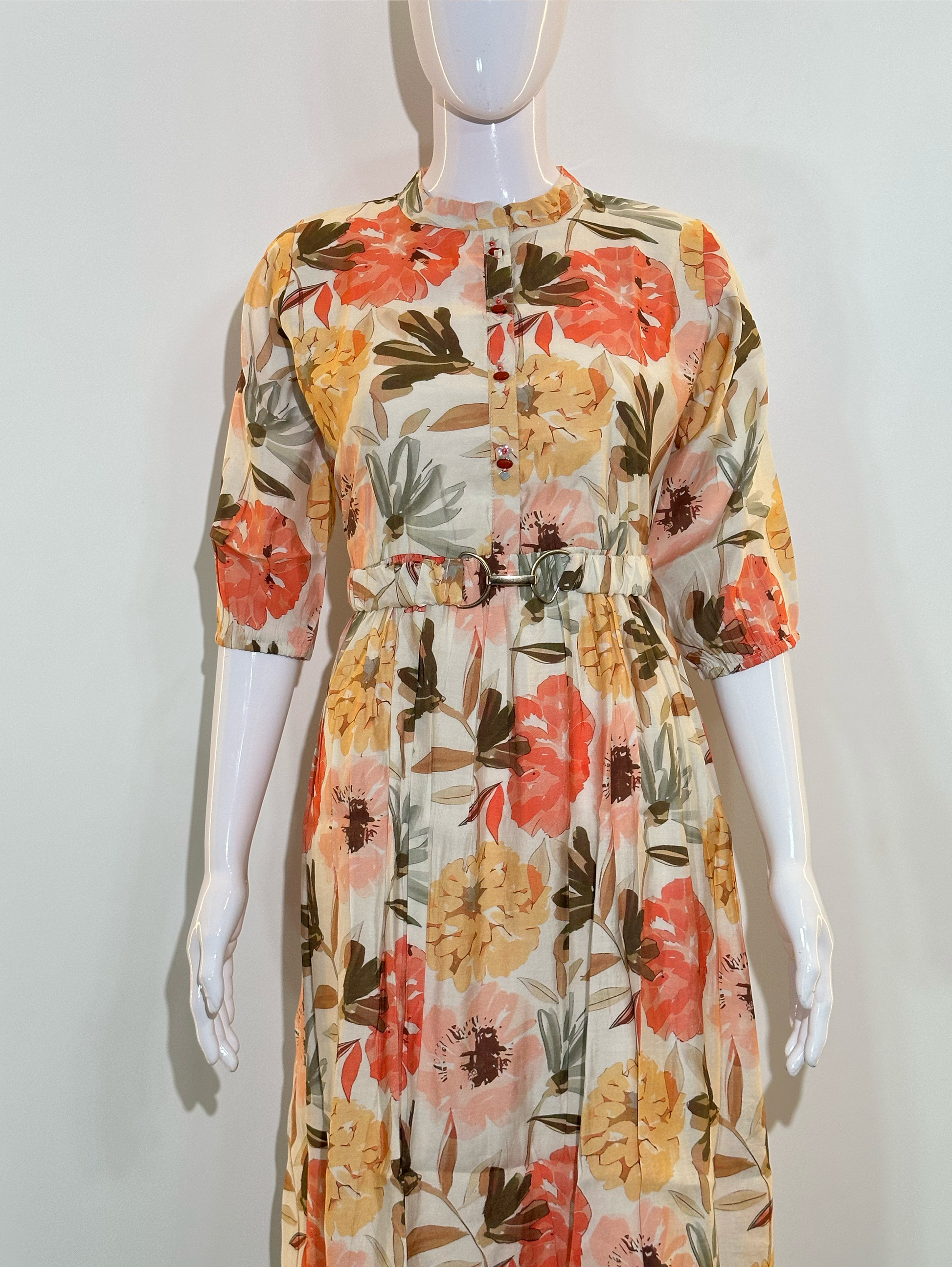 Muslin Dress - 1 Piece