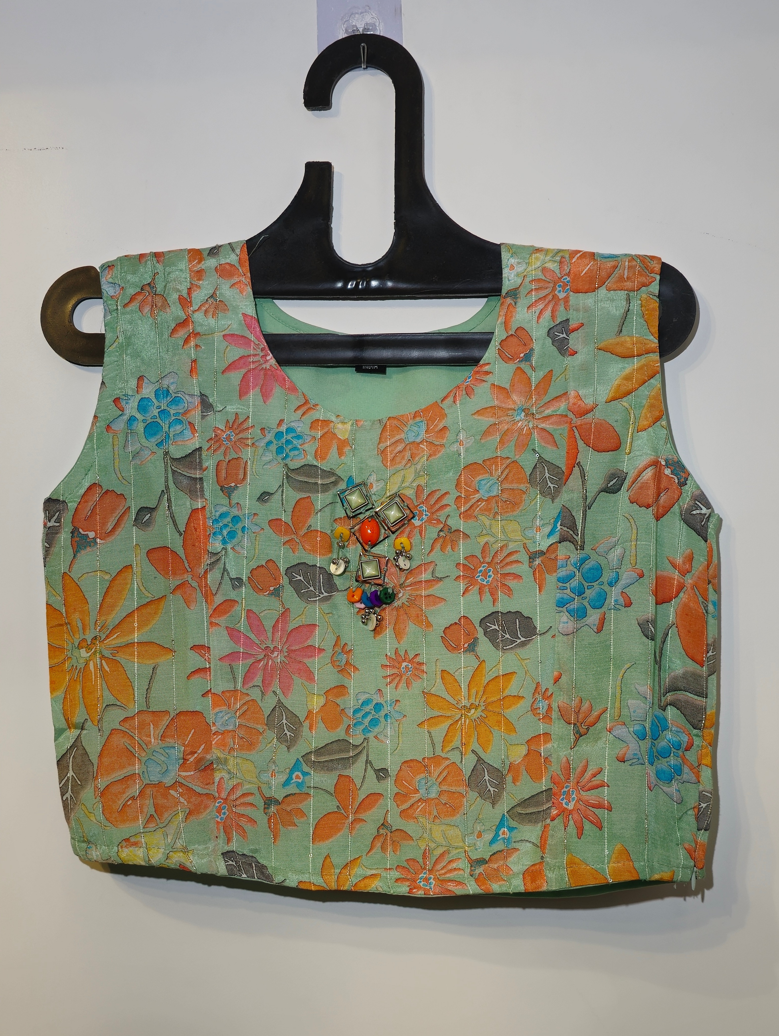 Designer Kaftan Muslin Coord Set