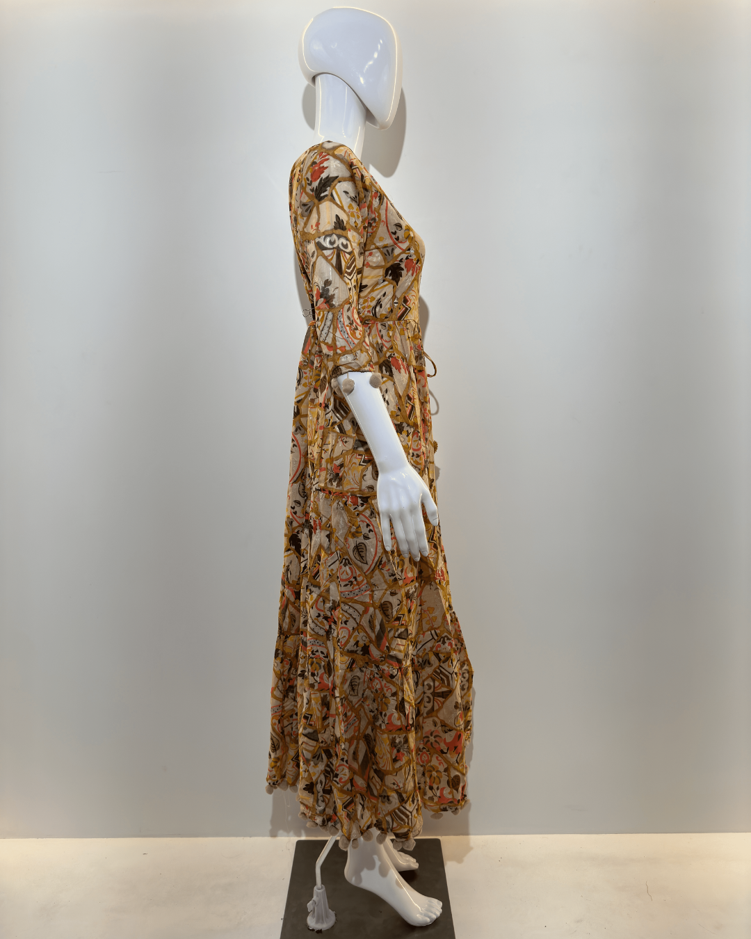 Mull Cotton Mirror work Gown