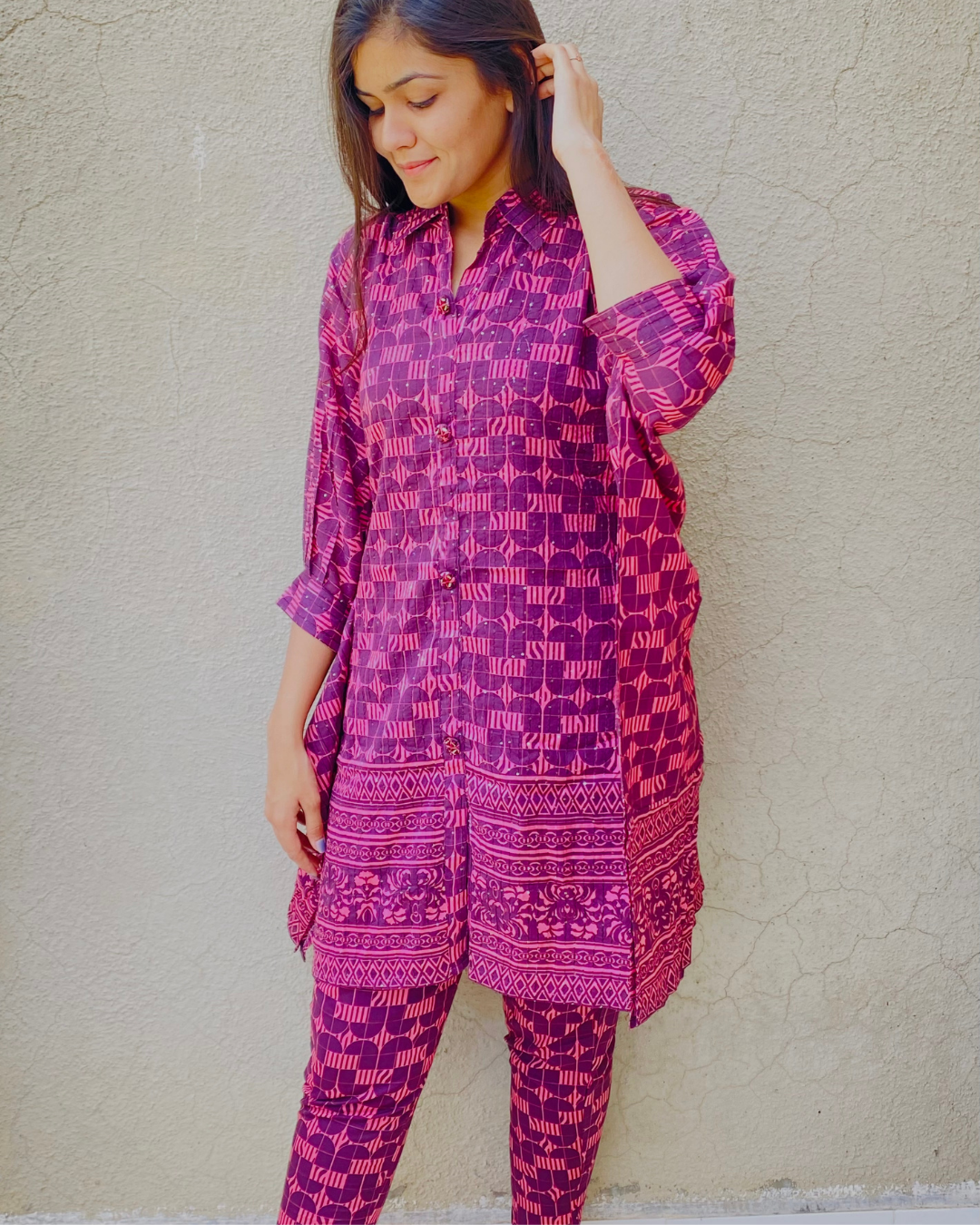 Kaftan Style Coord -Set - 2 Piece