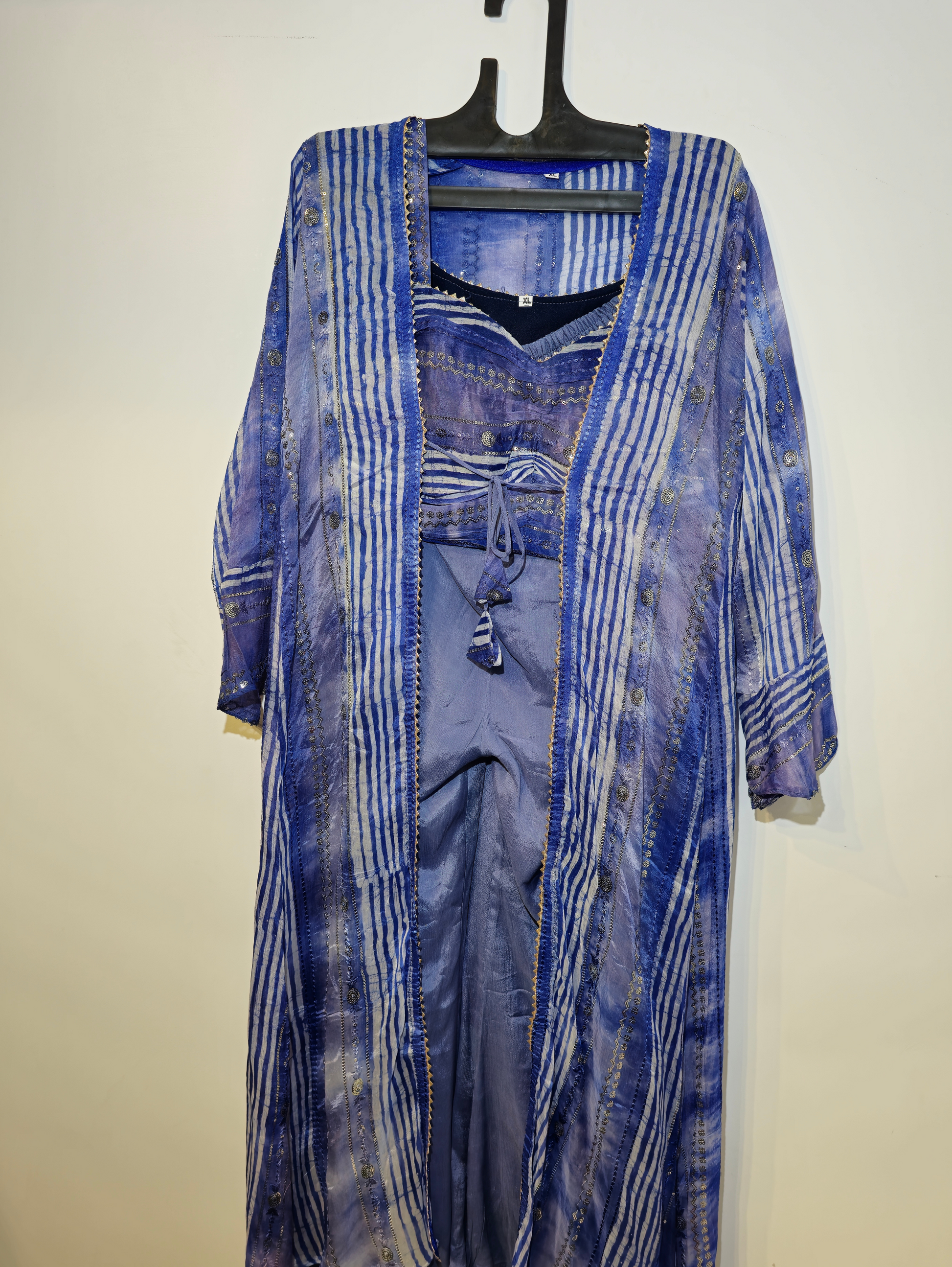 Shrug Style Georgette 3 Piece