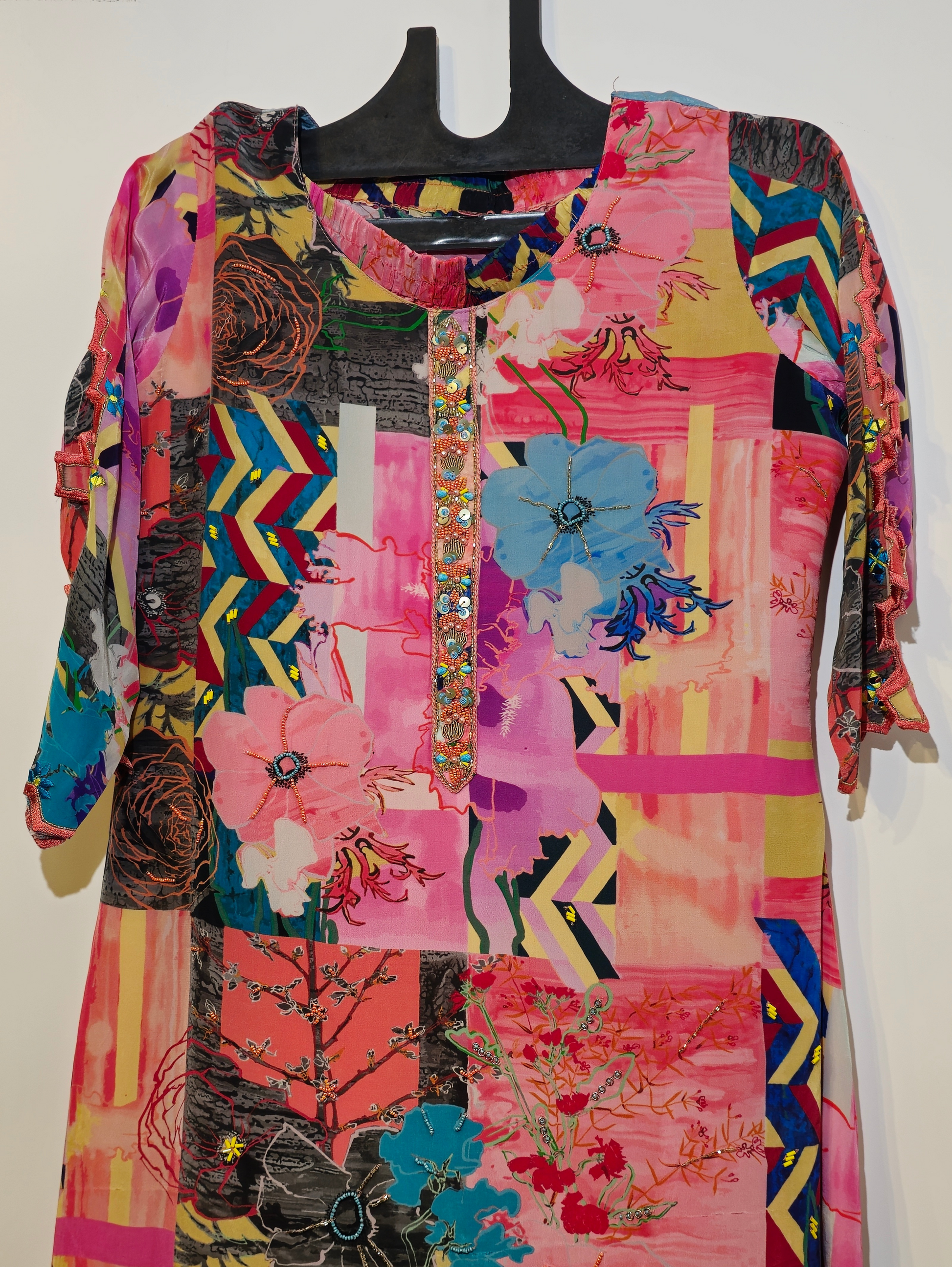 Designer Crepe Coord Set