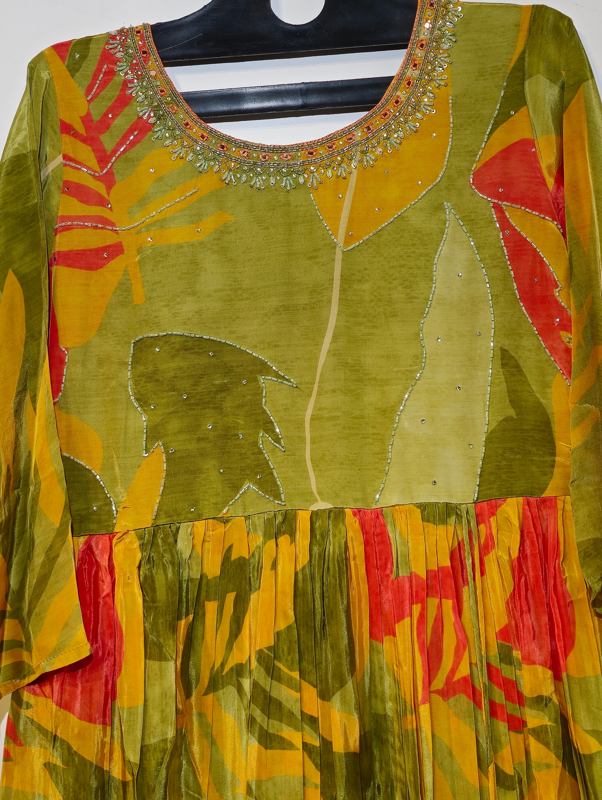 Designer Crepe Gown