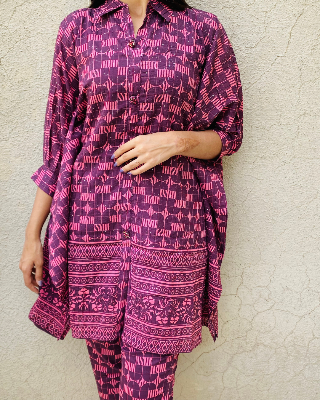 Kaftan Style Coord -Set - 2 Piece