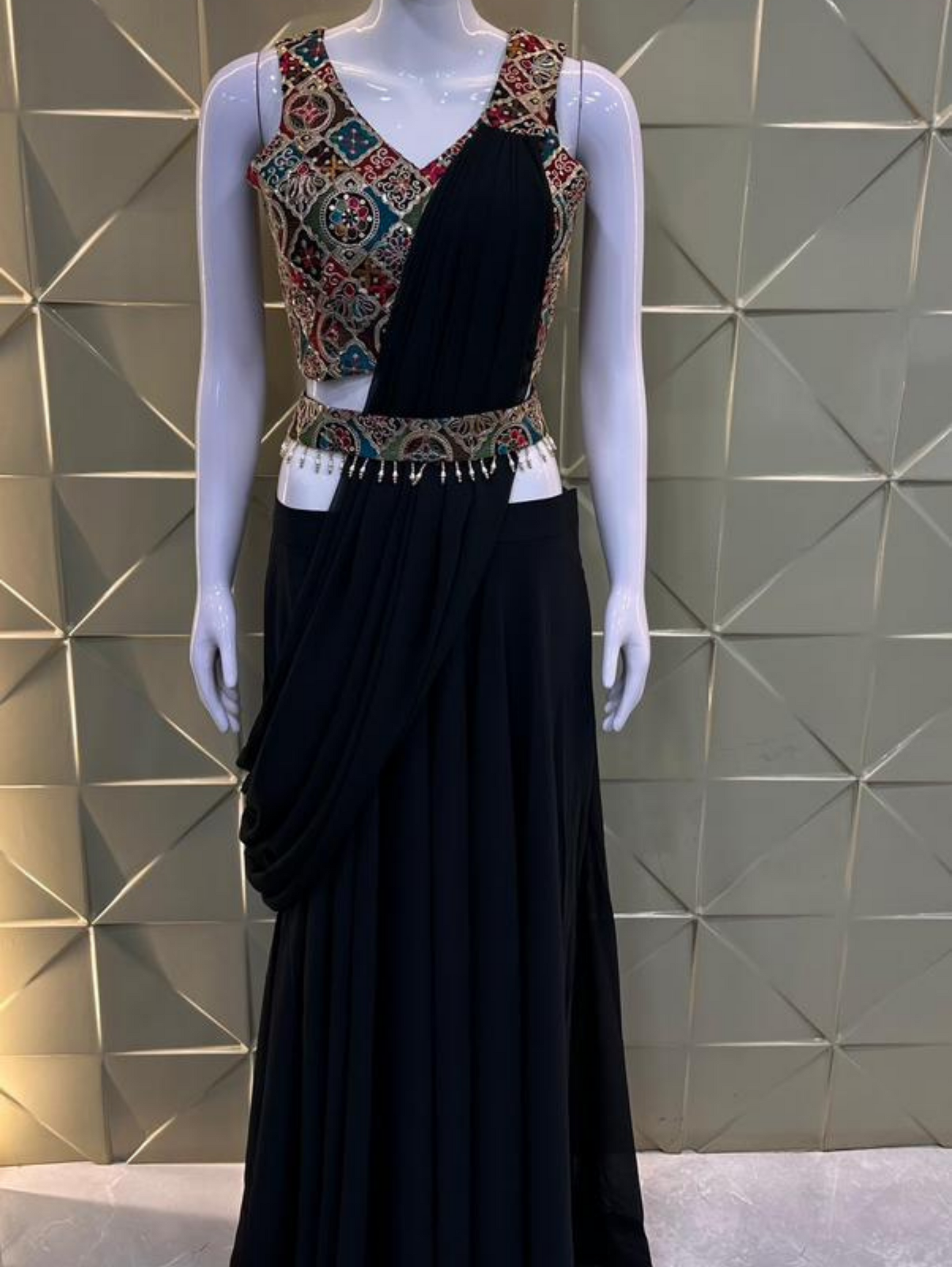 Georgette Traditional 3 Piece