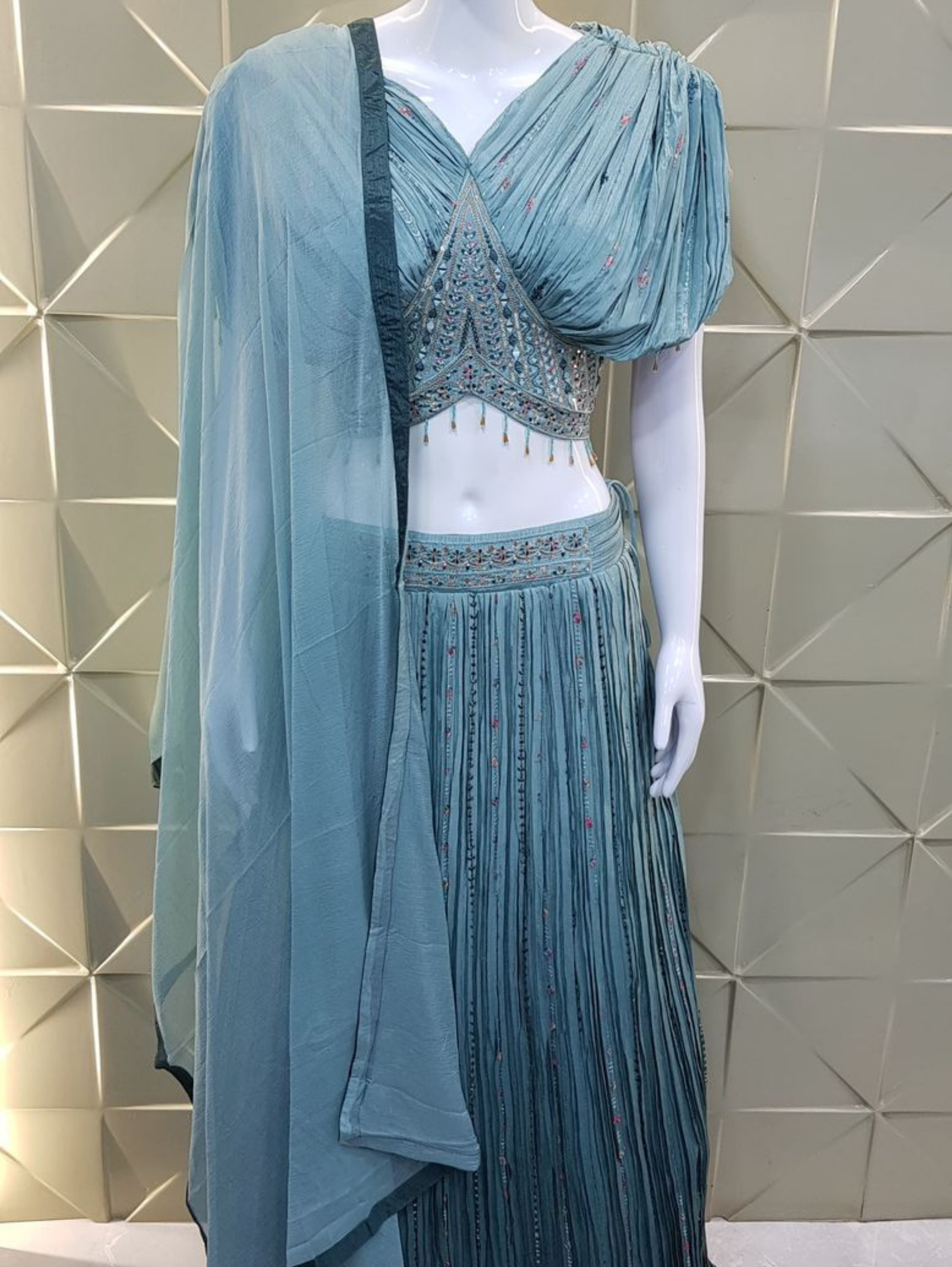 Image of Copy of Georgette Traditional 3 Piece