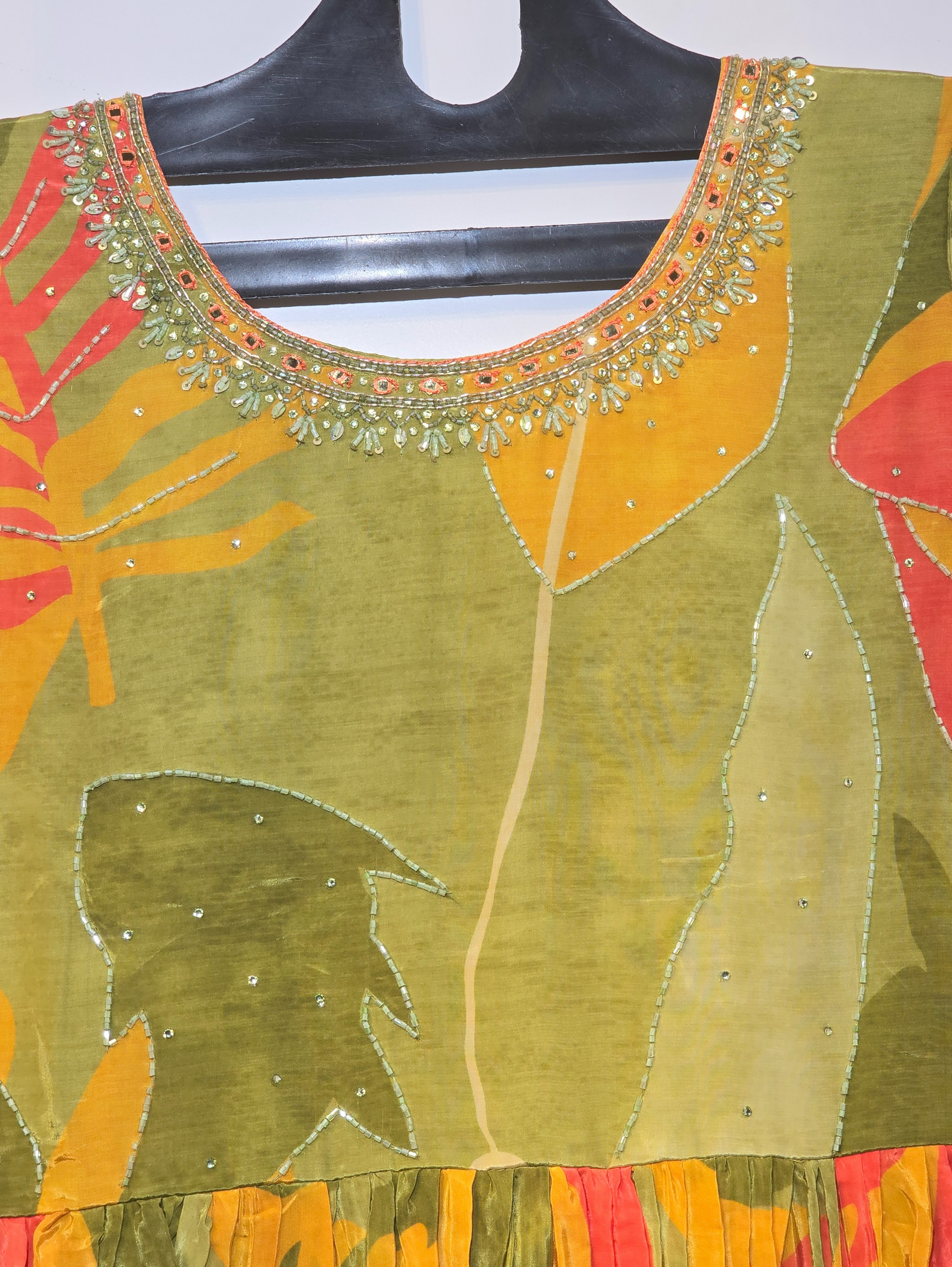 Designer Crepe Gown